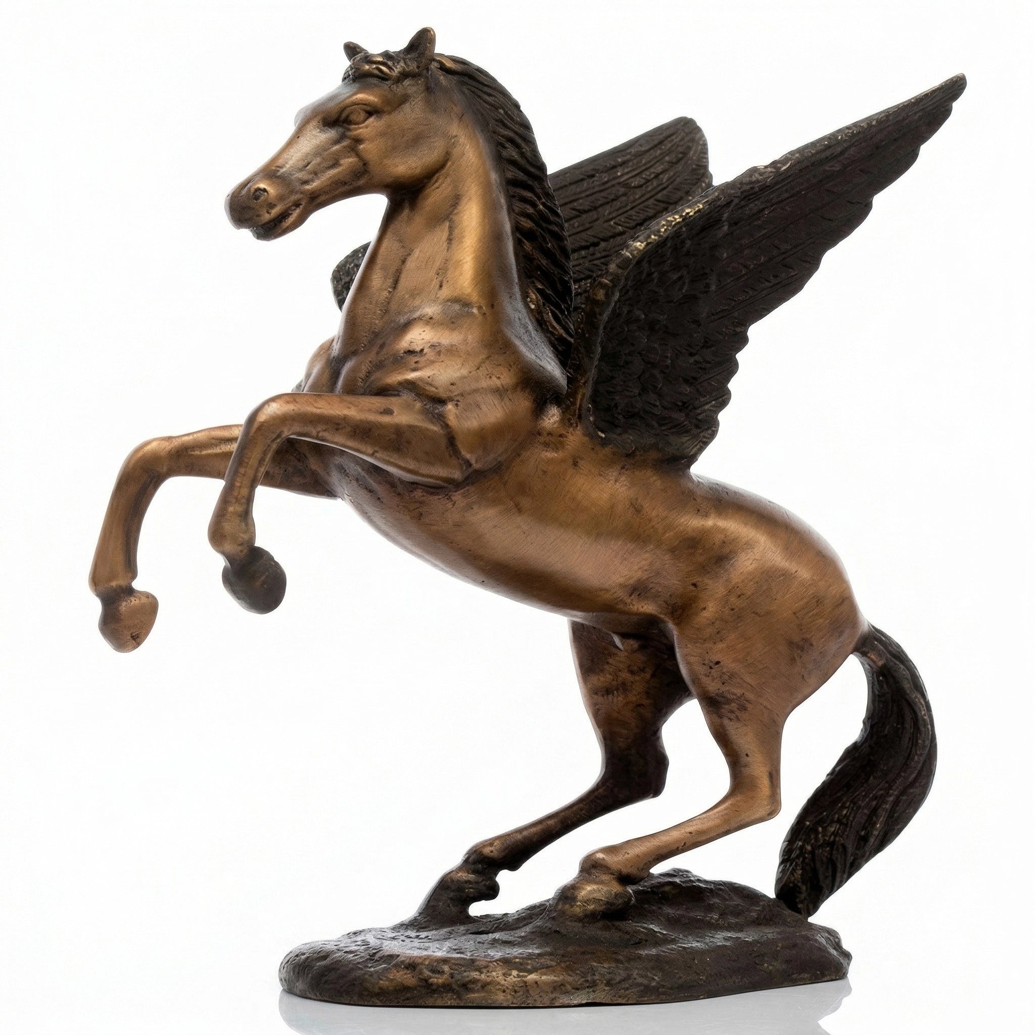 Vela-Bronze--Brass-Pegasus-Sculpture-Rearing-Garden-Feature-VSBS-5872-05