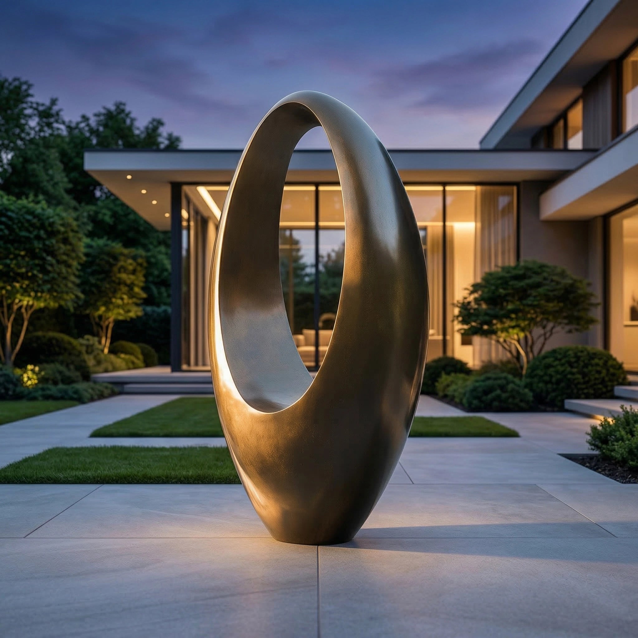 Vela-Bronze--Brass-Portal-Form-Sculpture-Entrance-Garden-VSBS-6987-01