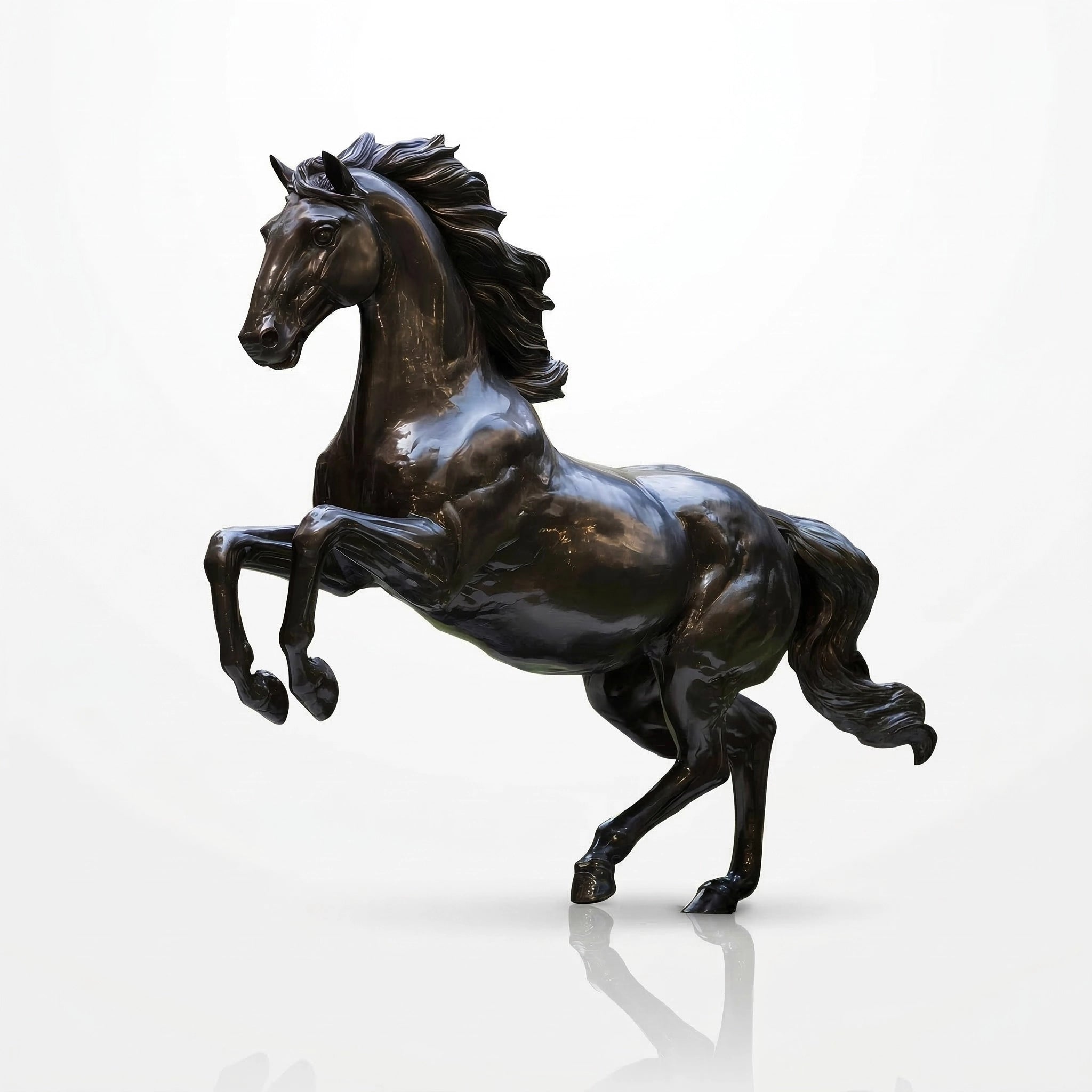 Vela-Bronze--Brass-Rearing-Horse-Sculpture-Entrance--Driveway-VSBS-8621-05