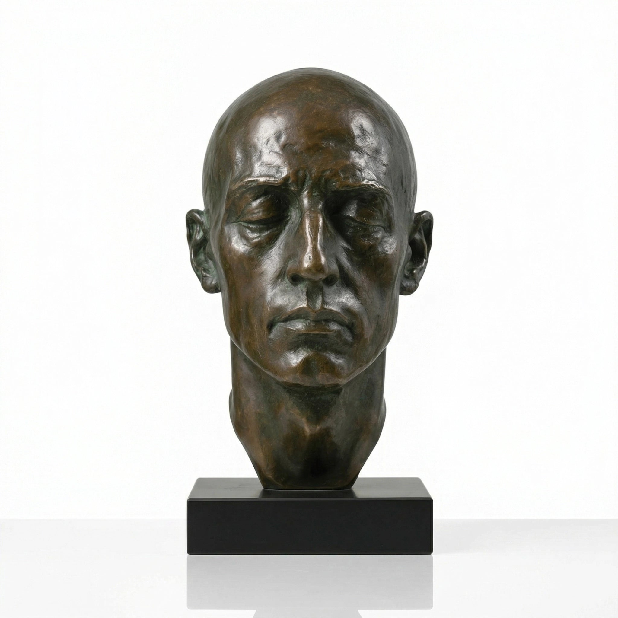 Vela-Bronze--Brass-Serene-Male-Head-Sculpture-Pedestal-Placement-VSBS-7124-05