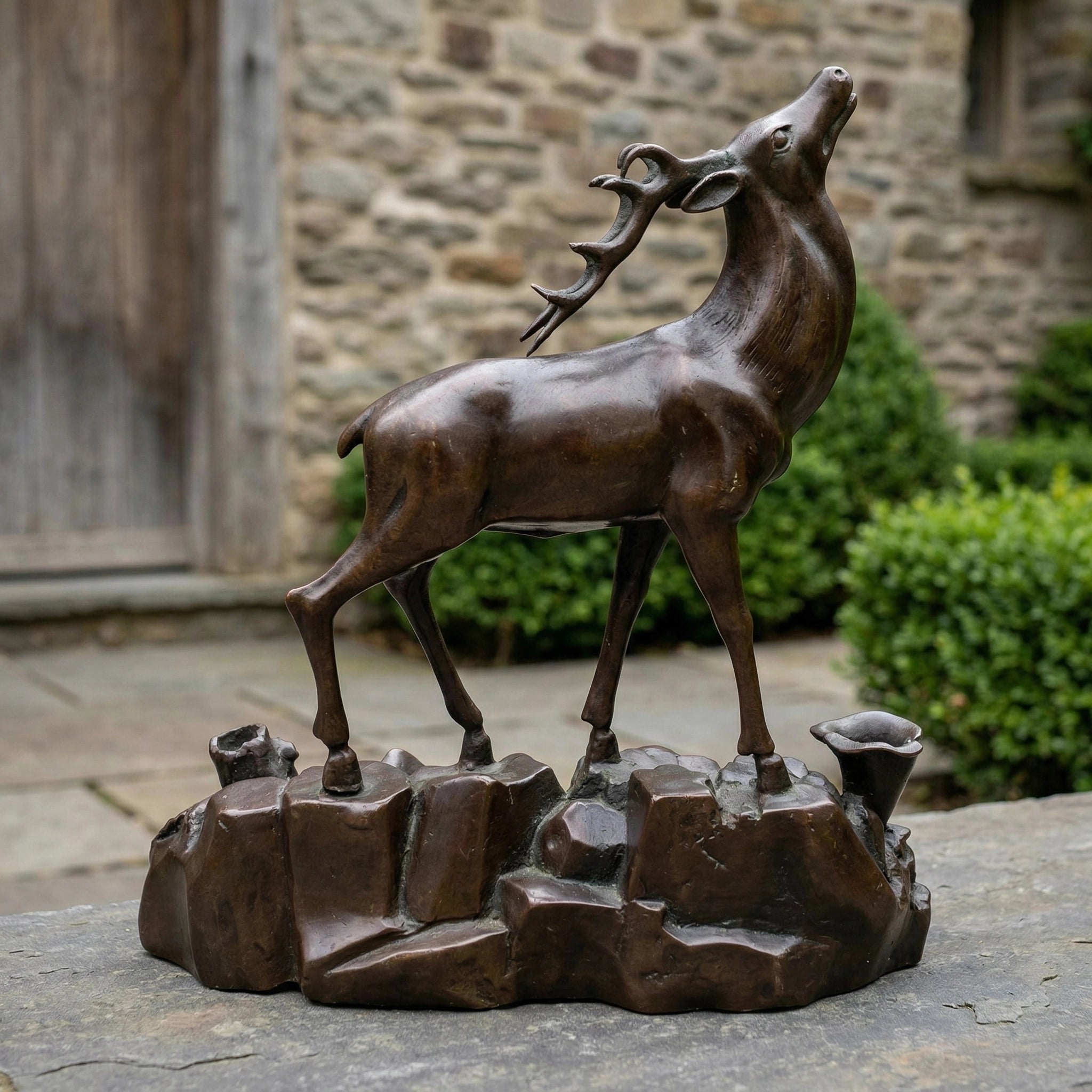 Vela-Bronze--Brass-Stag-Sculpture-Alert-Upright-Pose-VSBS-2764-03
