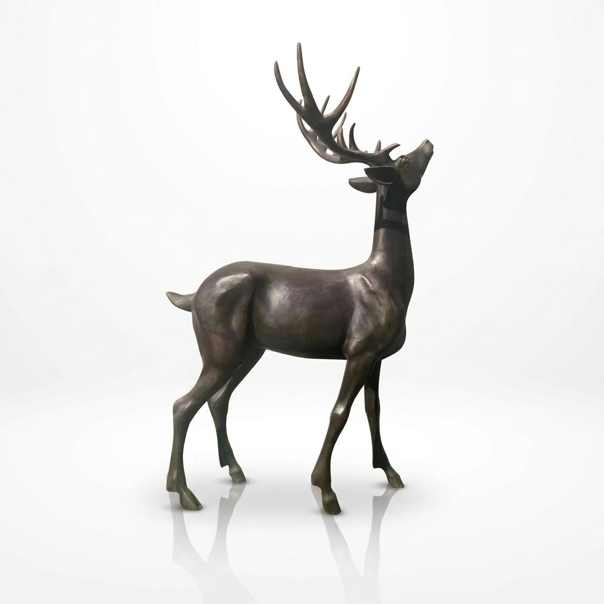 Vela-Bronze--Brass-Stag-Sculpture-Garden-Silhouette-VSBS-734-04