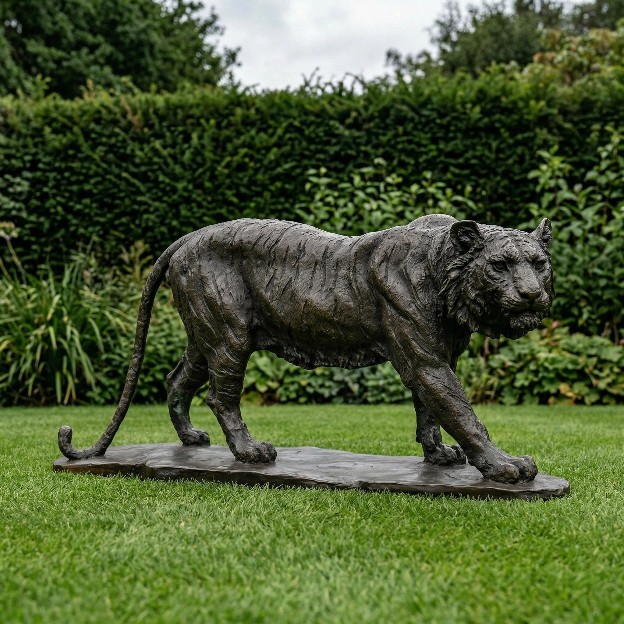 Vela-Bronze--Brass-Tiger-Sculpture-Forward-Stepping-VBS-6842-04