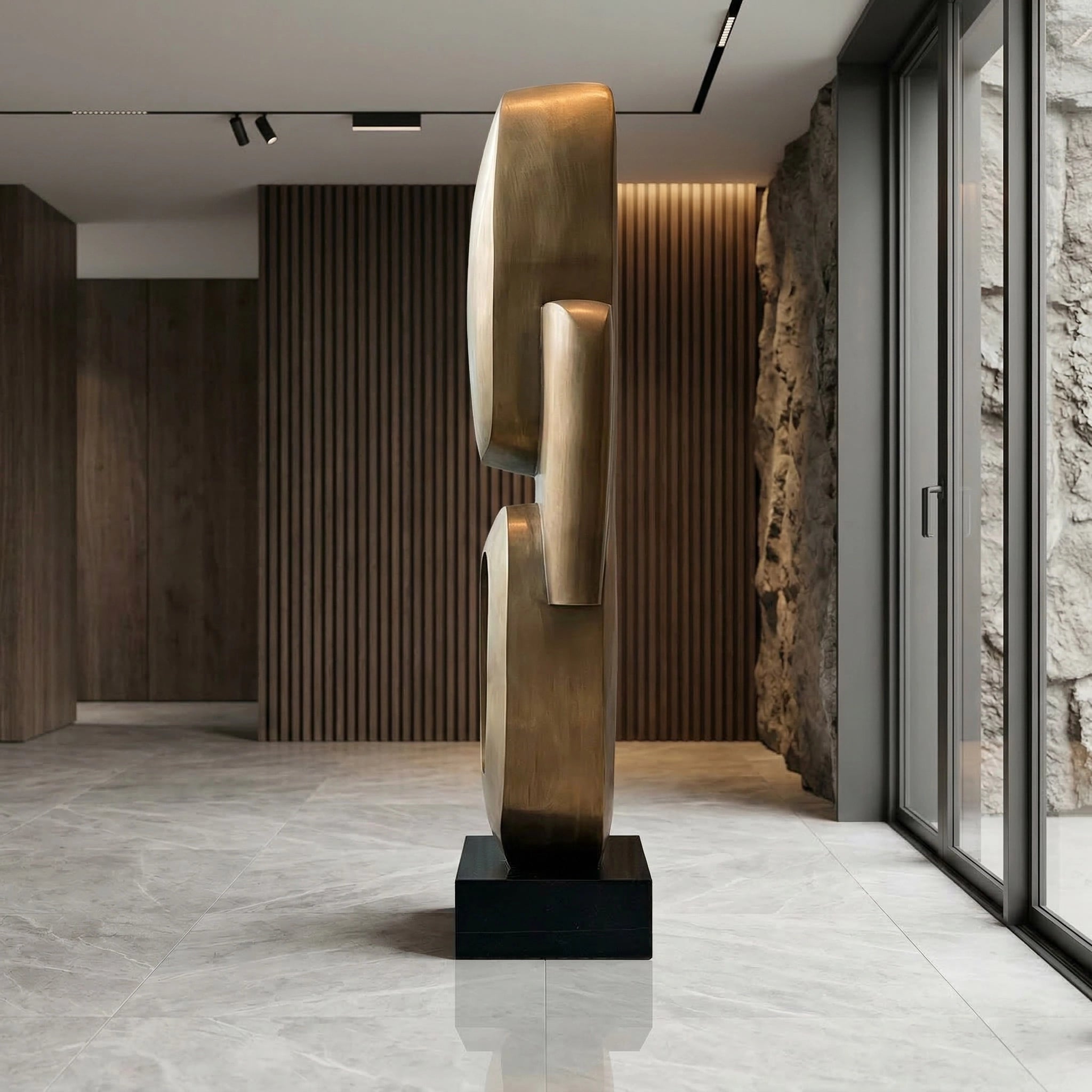 Vela-Bronze--Brass-Totemic-Figure-Sculpture-Floor-Monolith-VSBS-8836-02
