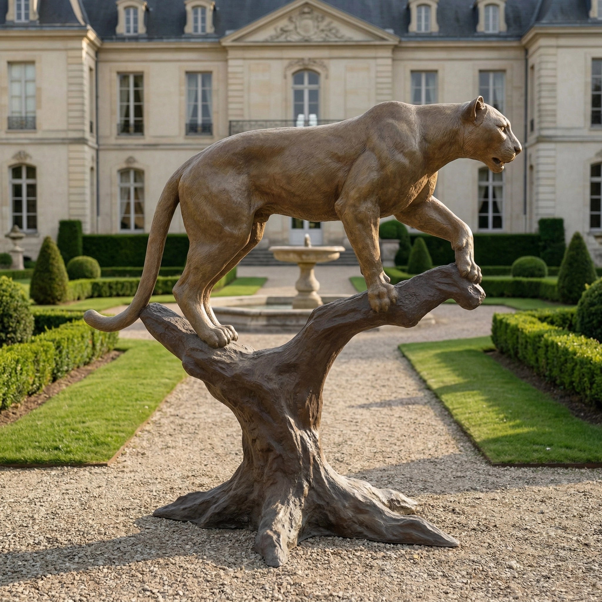 Vela-Bronze--Brass-Wildlife-Sculpture-Entrance-Driveway-VSMaterialTypeCode-7412-02