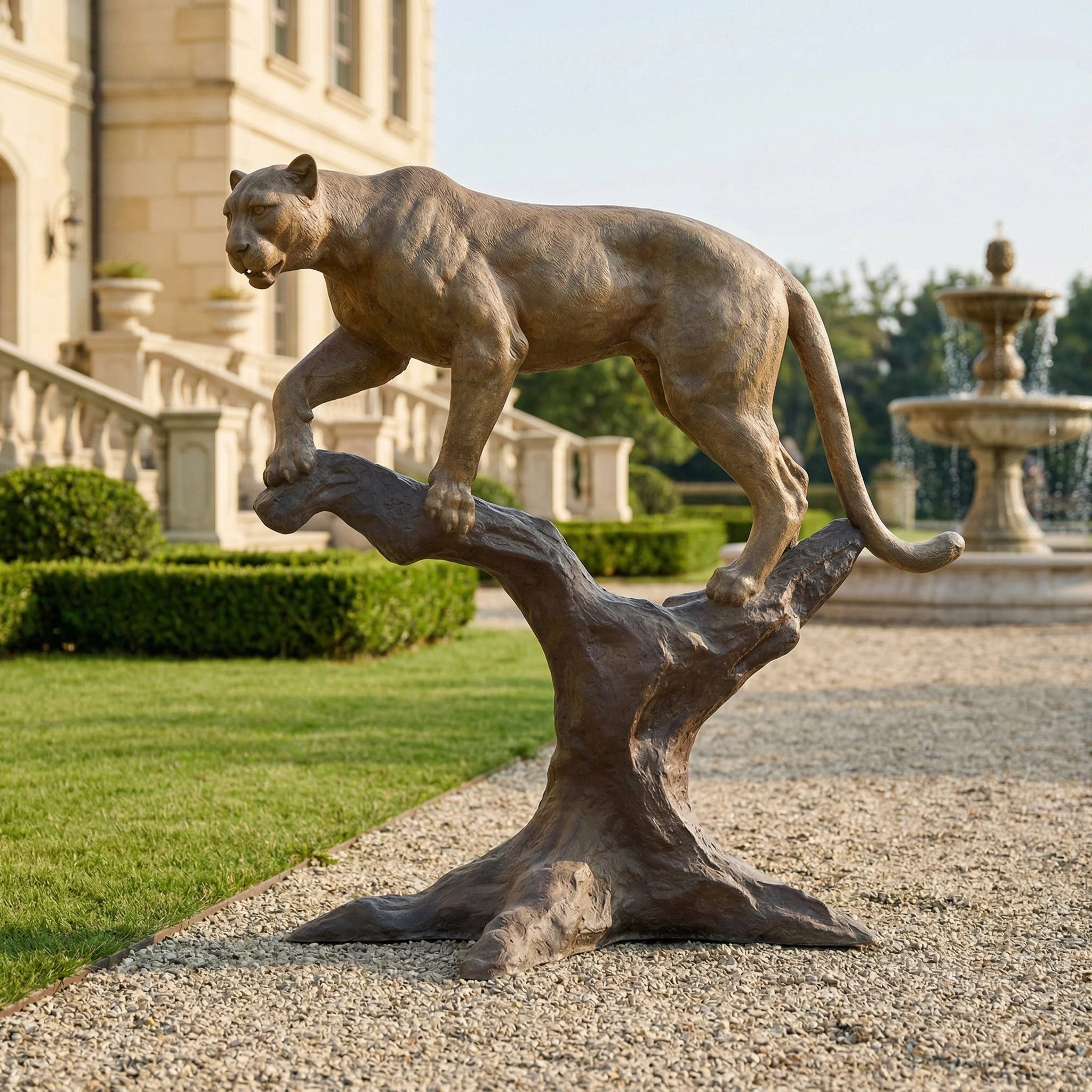Vela-Bronze--Brass-Wildlife-Sculpture-Entrance-Driveway-VSMaterialTypeCode-7412-03