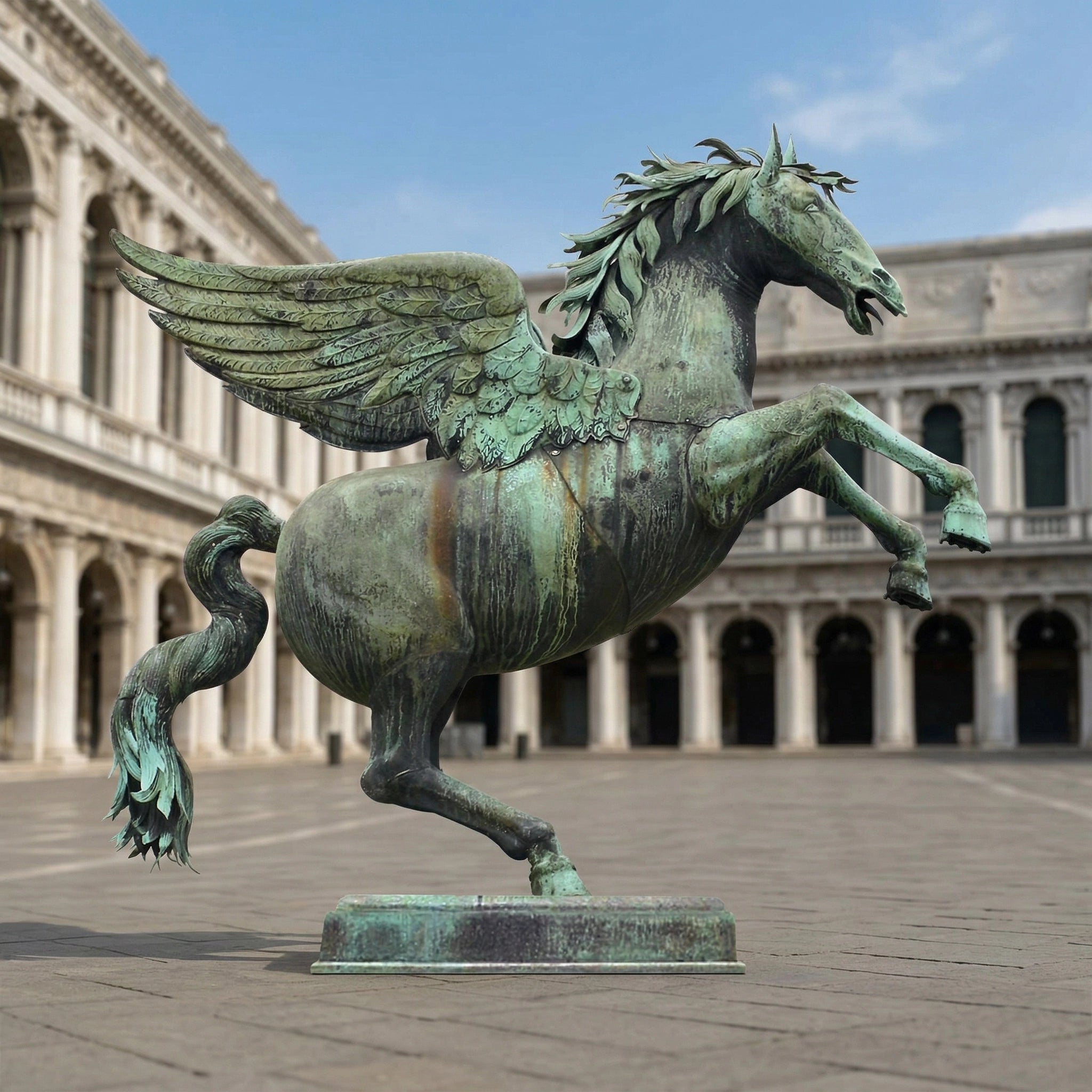 Vela-Bronze--Brass-Winged-Horse-Sculpture-Courtyard-Monument-VSBS-6843-03