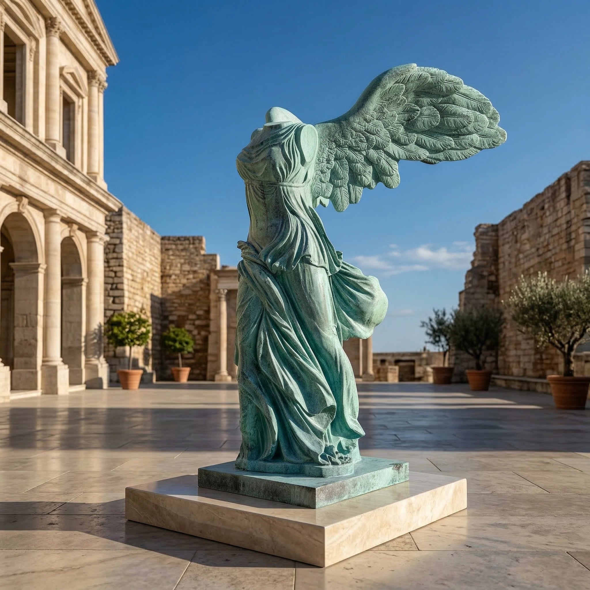 Vela-Bronze--Brass-Winged-Victory-Sculpture-Grand-Entrance-VSBS-7428-02
