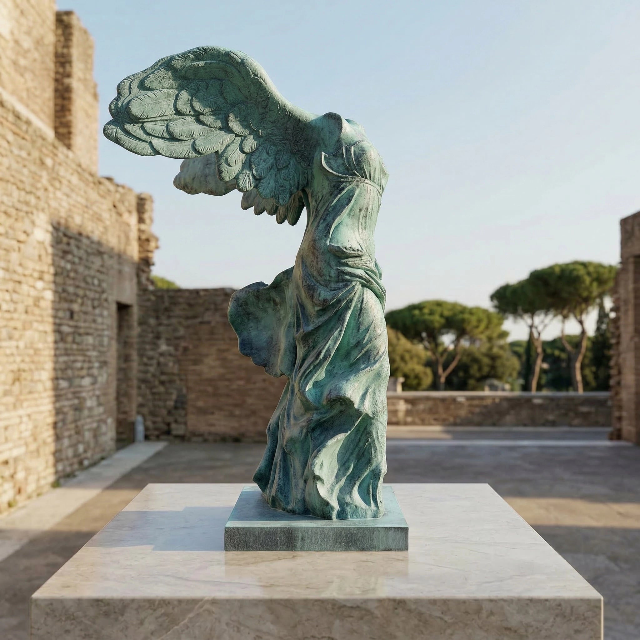 Vela-Bronze--Brass-Winged-Victory-Sculpture-Grand-Entrance-VSBS-7428-03
