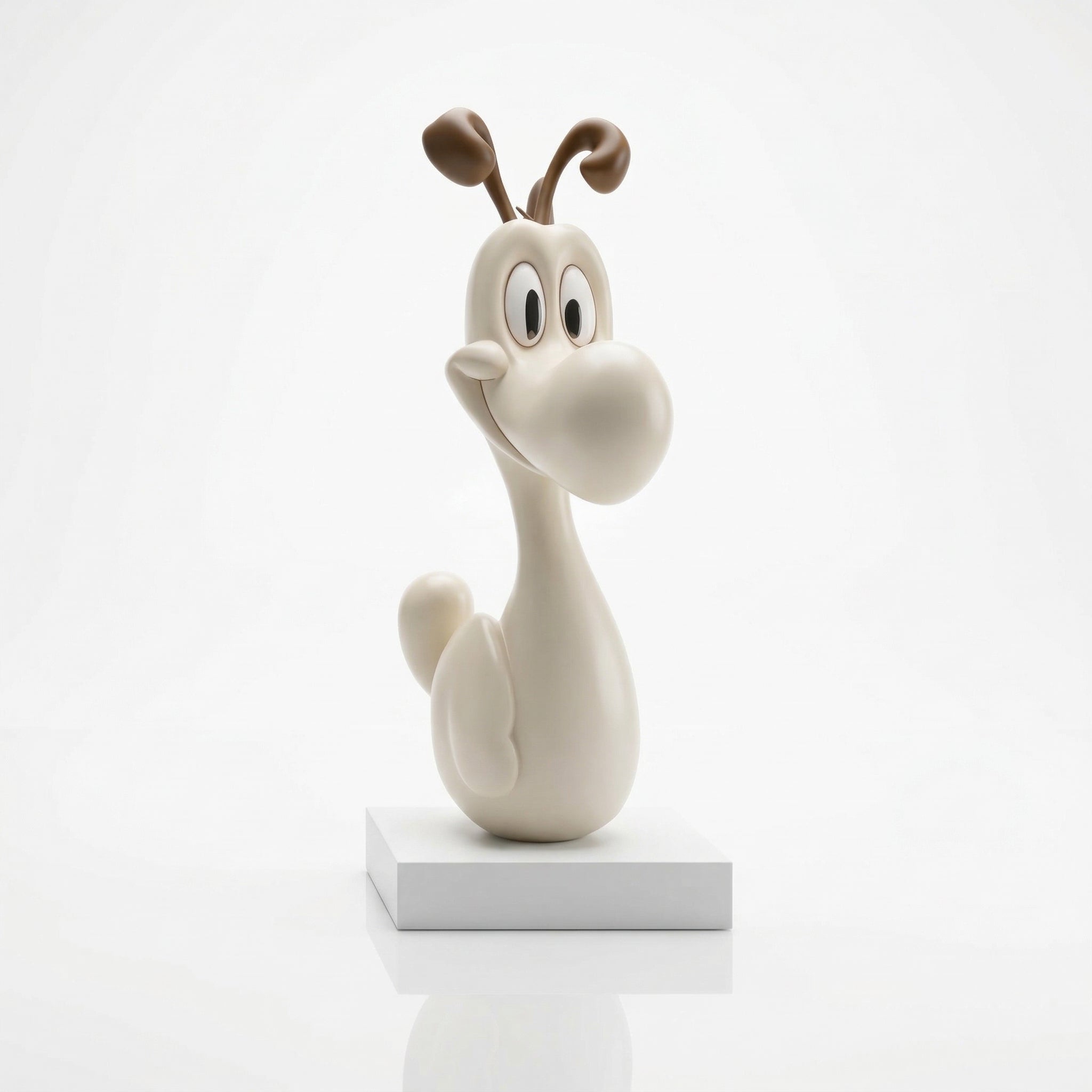 Vela-Fiberglass-Canine-Sculpture-Tabletop-Plinth-VSFGS-548-01
