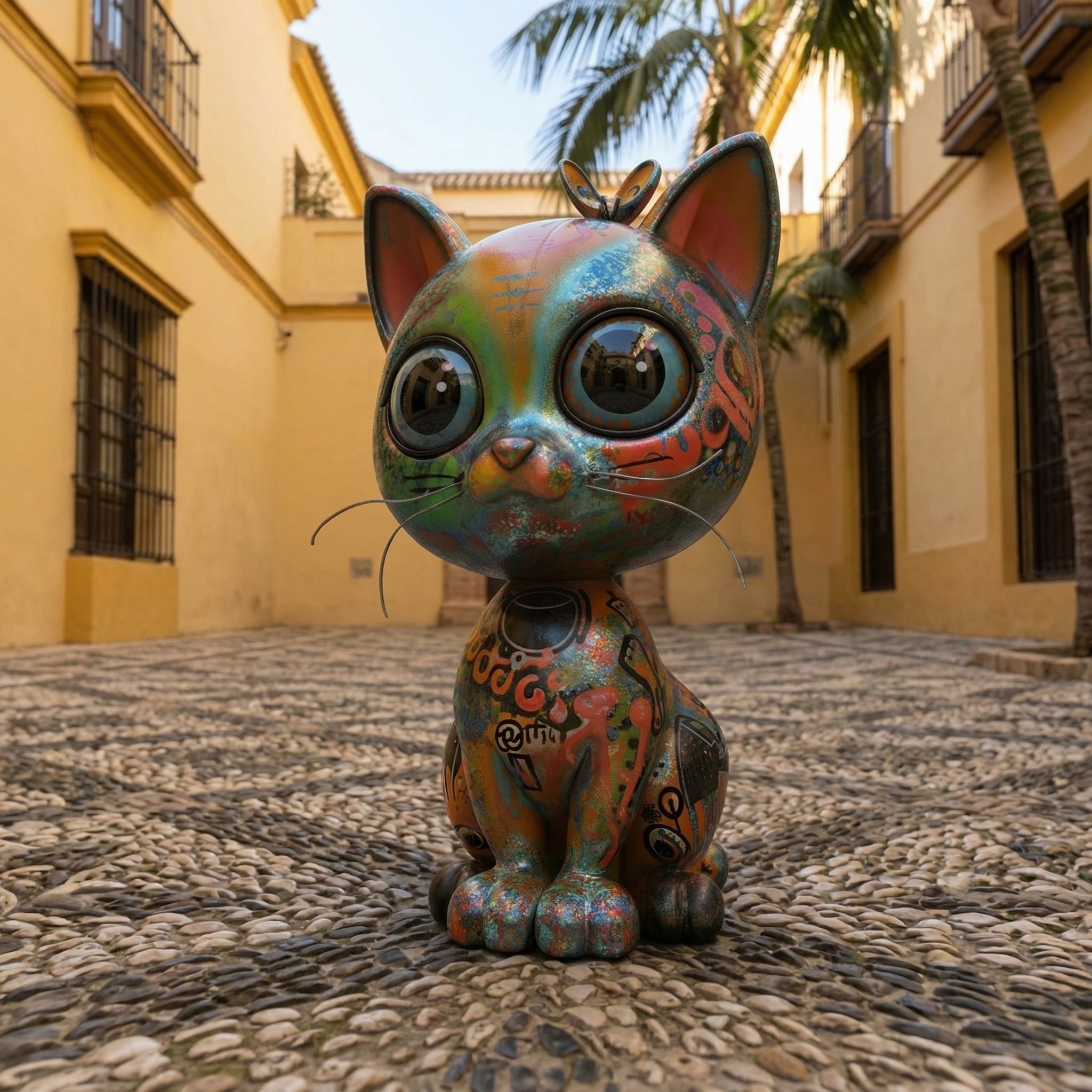 Vela-Fiberglass-Cat-Sculpture-Seated-Courtyard-Statement-VSFGS-389-06
