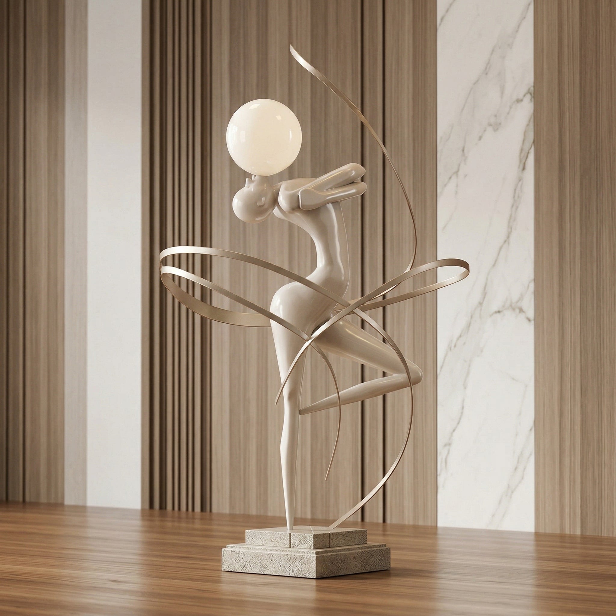 Vela-Fiberglass-Figurative-Dancer-Sculpture-Looping-Ribbon-Form-VSFGS-845-03
