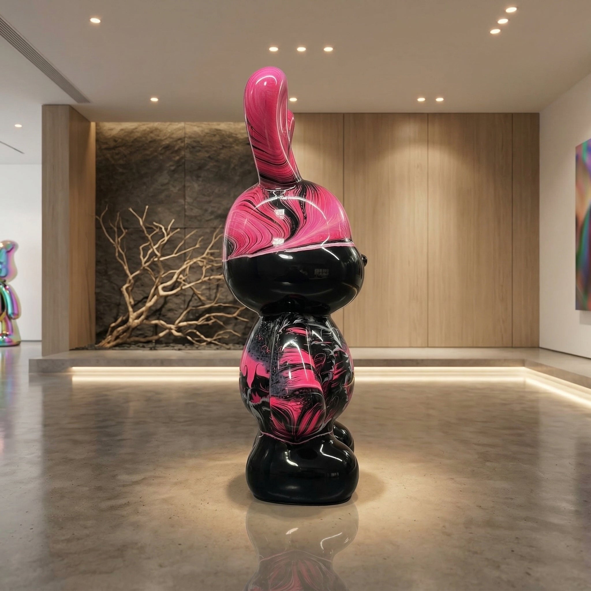 Vela-Fiberglass-Rabbit-Sculpture-Floor-Standing-VSFGS-667-05