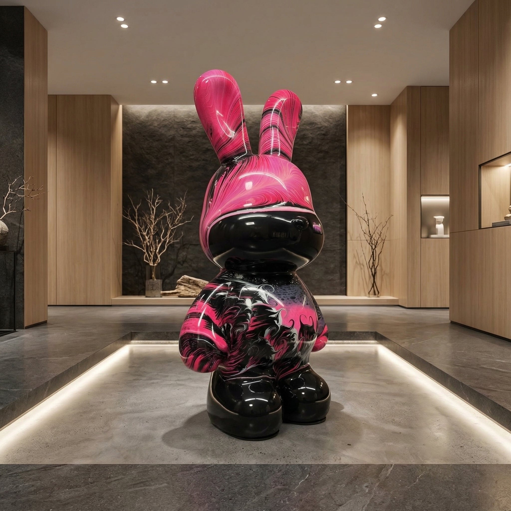 Vela-Fiberglass-Rabbit-Sculpture-Floor-Standing-VSFGS-667-06