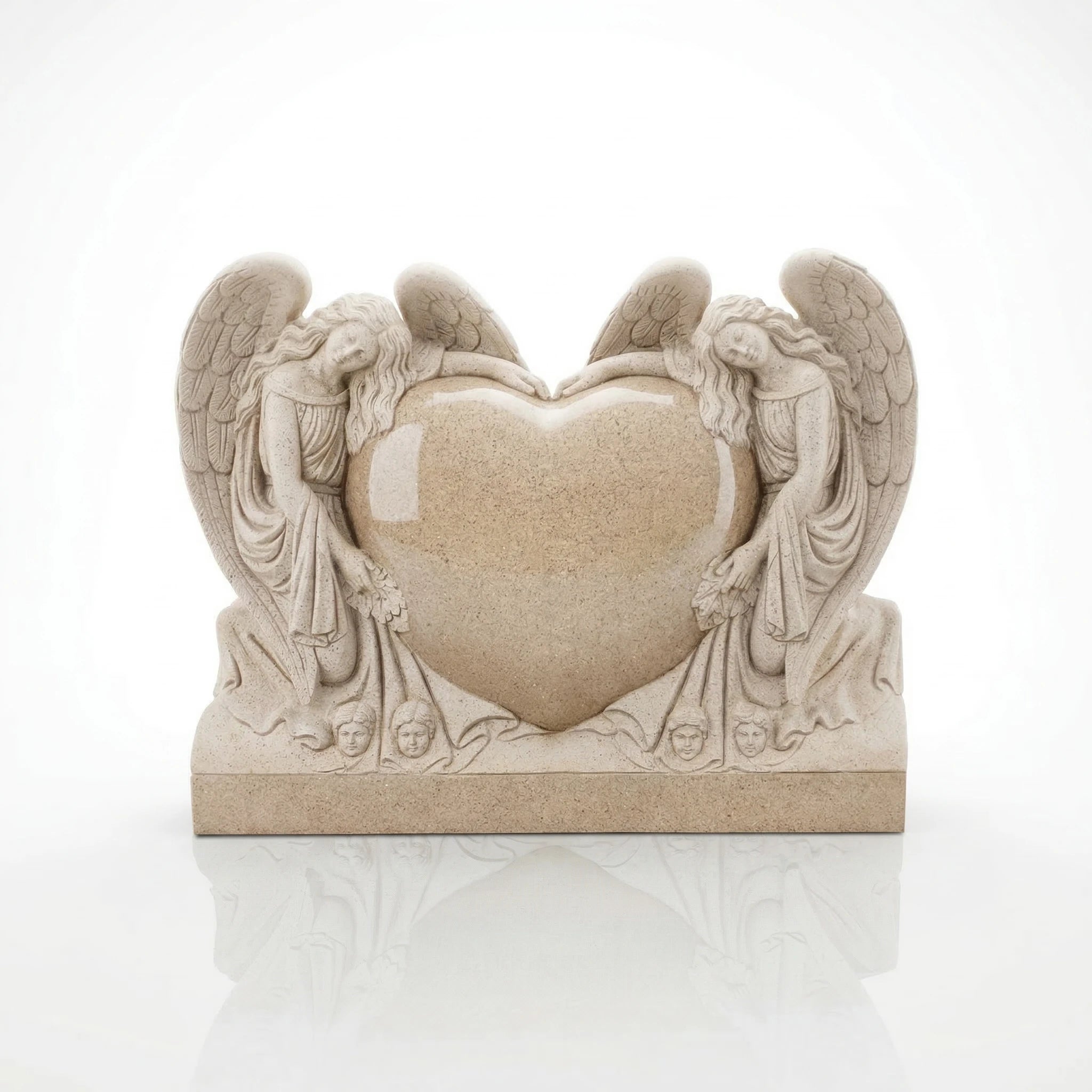 Vela-Natural-Marble-Angel-Heart-Sculpture-Garden-Memorial-VSMS-4086-05