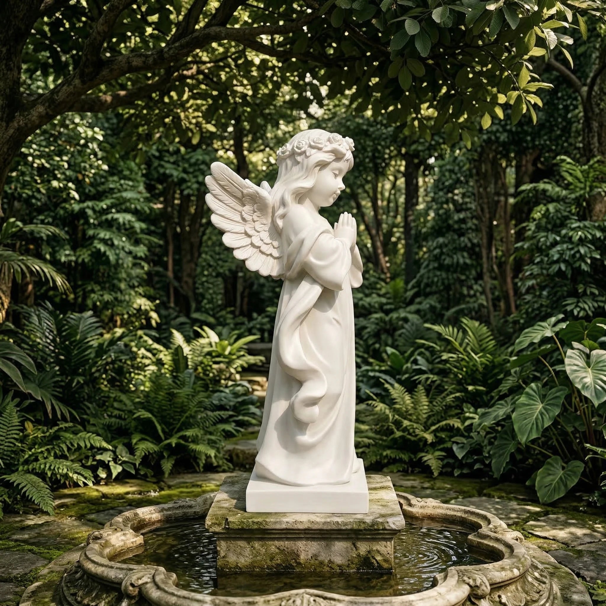 Vela-Natural-Marble-Angel-Sculpture-Garden-Devotional-VSMS-731-03