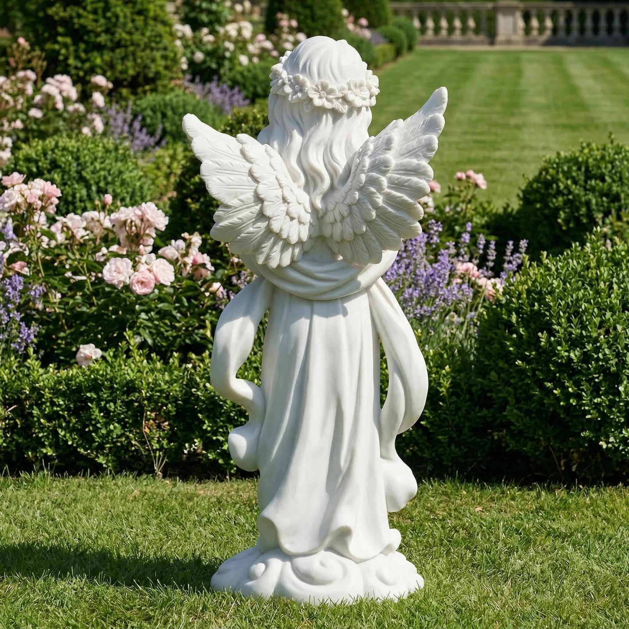 Vela-Natural-Marble-Angel-Sculpture-Garden-Figure-VSMS-592-02