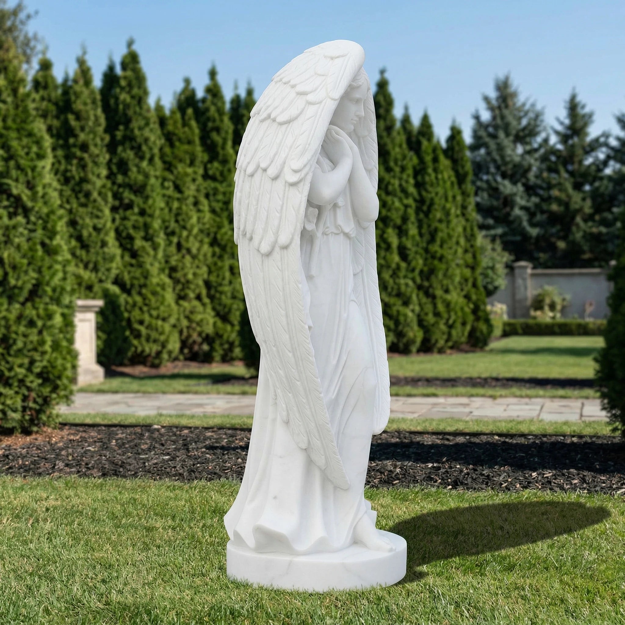 Vela-Natural-Marble-Angelic-Female-Figure-Sculpture-Guardian-Wings-VSMS-4071-03