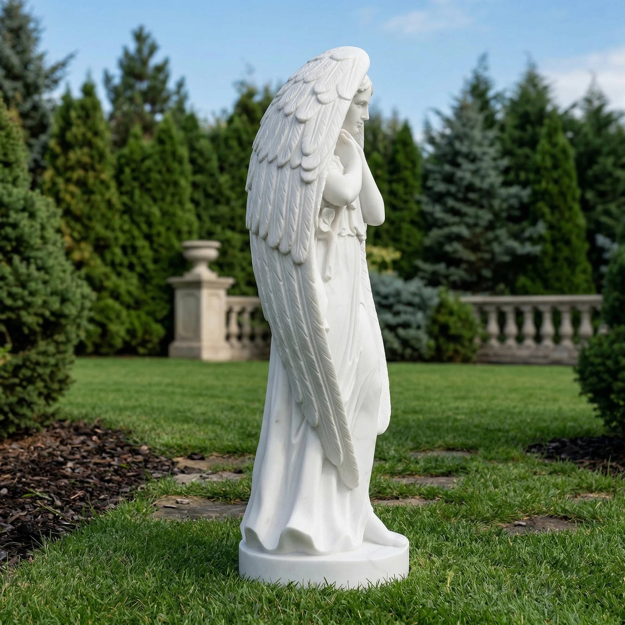Vela-Natural-Marble-Angelic-Female-Figure-Sculpture-Guardian-Wings-VSMS-4071-04