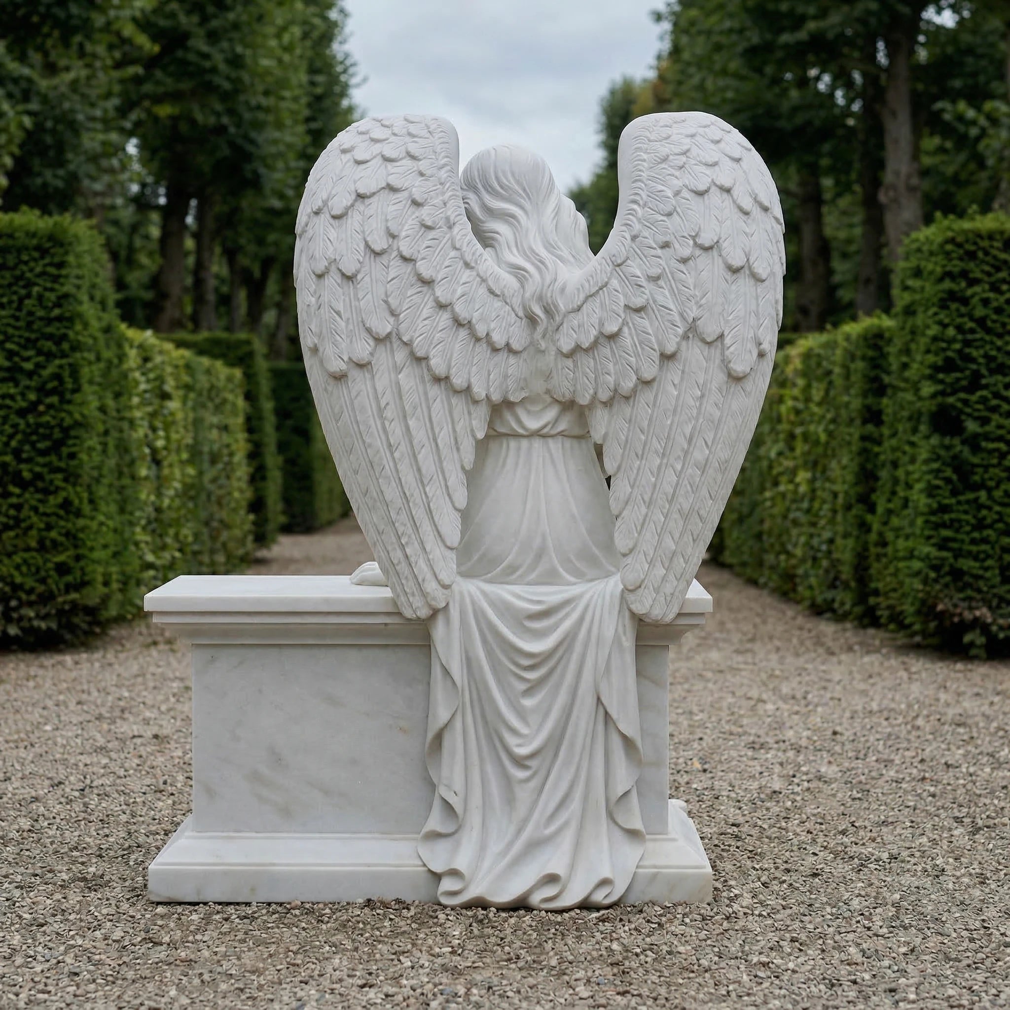 Vela-Natural-Marble-Angelic-Female-Sculpture-Winged-Garden-Figure-VSMS-4319-02