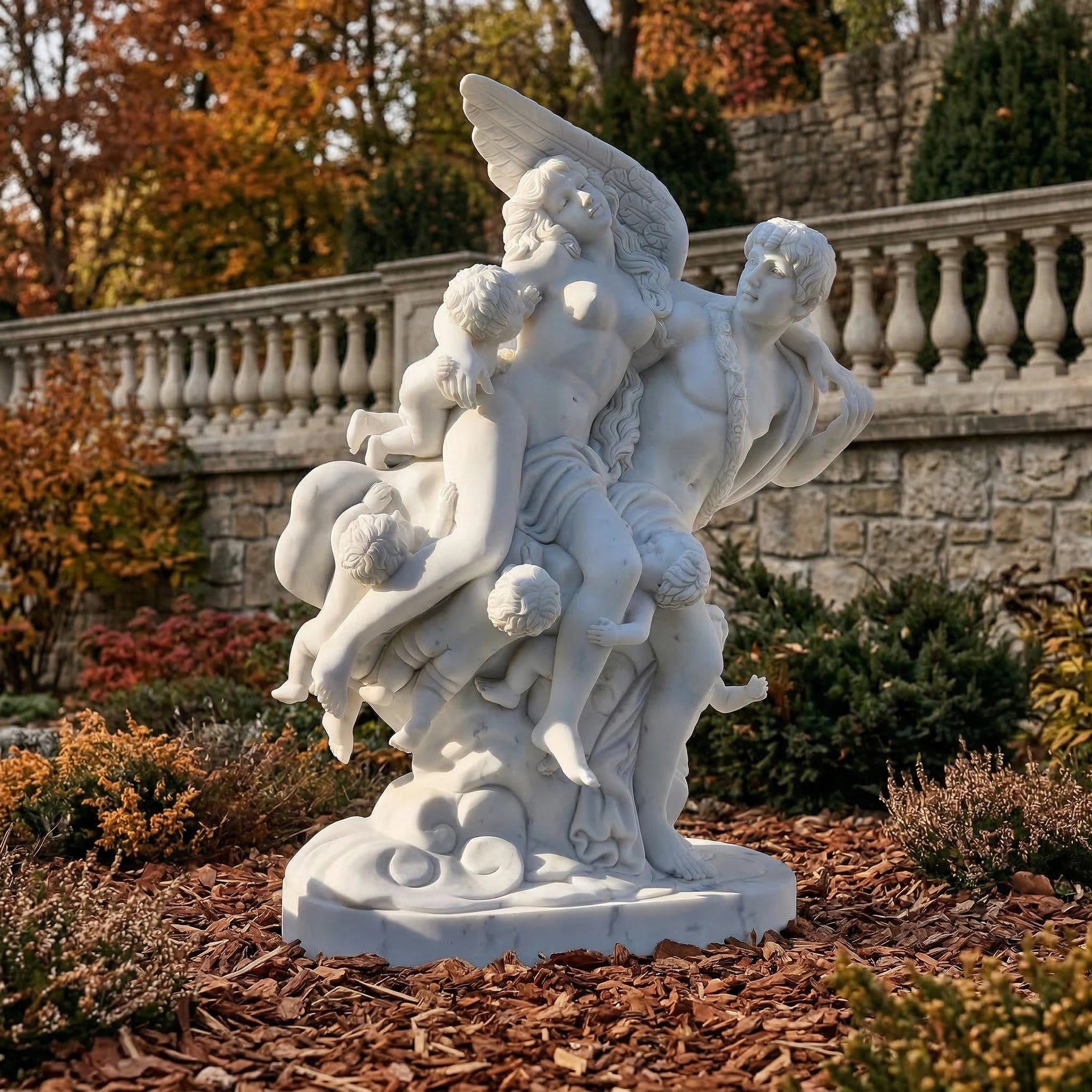 Vela-Natural-Marble-Angelic-Figural-Sculpture-Garden-Statuary-VSMS-5632-01