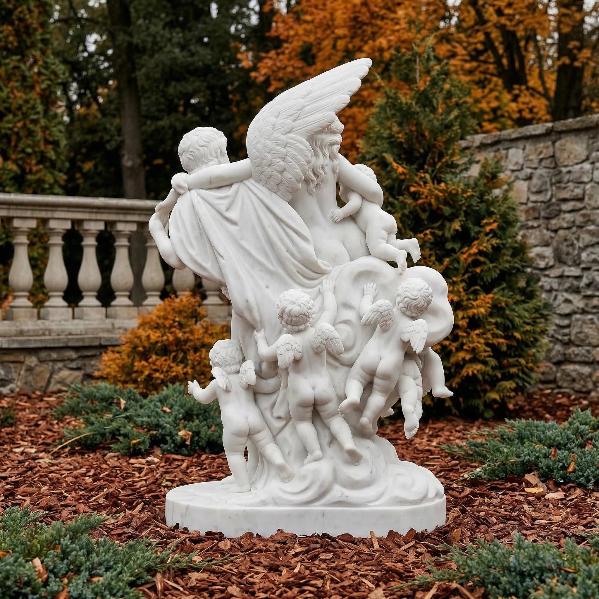 Vela-Natural-Marble-Angelic-Figural-Sculpture-Garden-Statuary-VSMS-5632-02