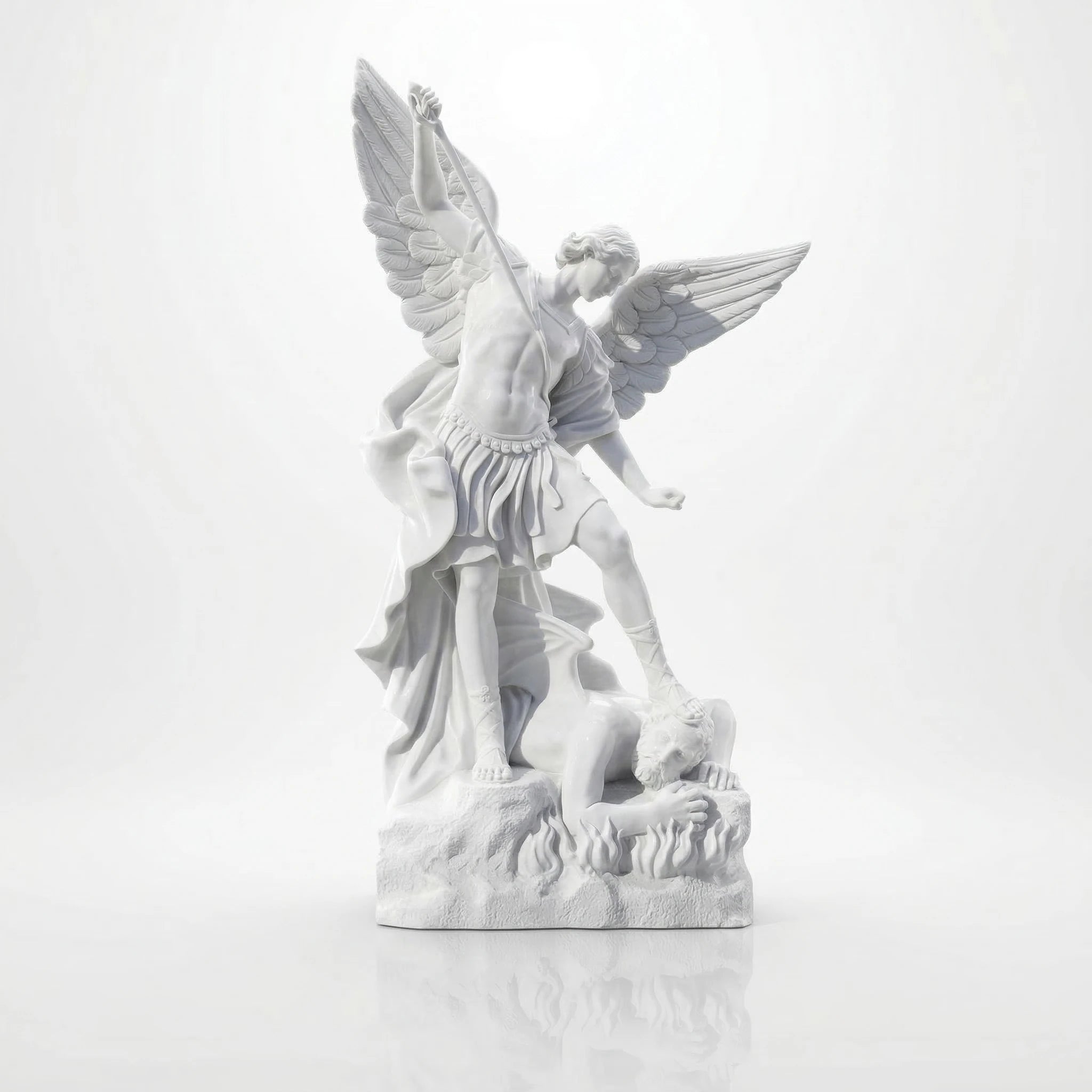 Vela-Natural-Marble-Angelic-Warrior-Sculpture-Garden-Courtyard-Focal-Point-VSMS-2469-05