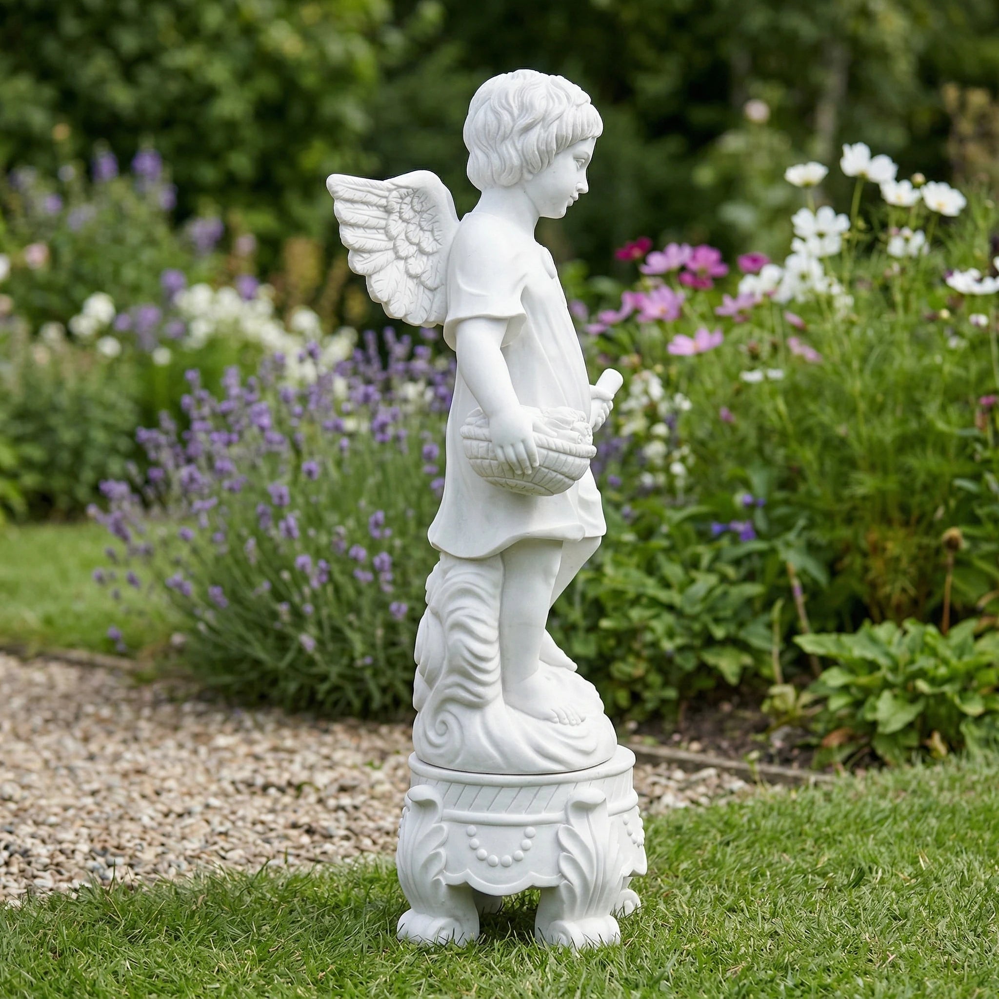 Vela-Natural-Marble-Cherub-Angel-Sculpture-Garden-Pedestal-VSMS-728-04