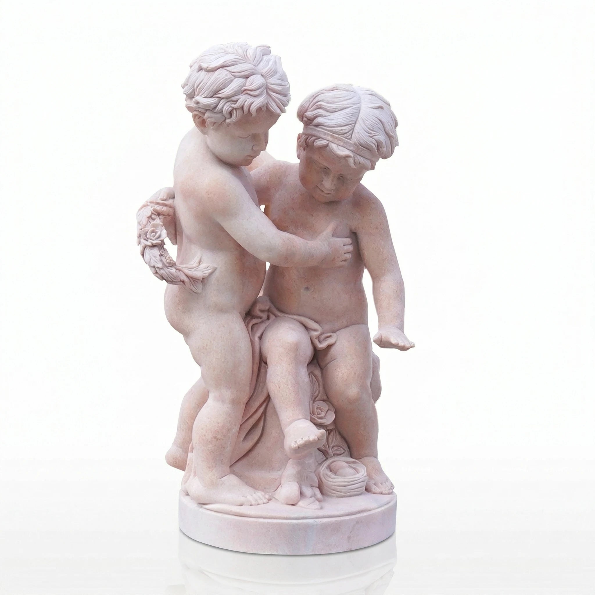 Vela-Natural-Marble-Cherubic-Embrace-Sculpture-Garden-Pedestal-VSMS-6842-05