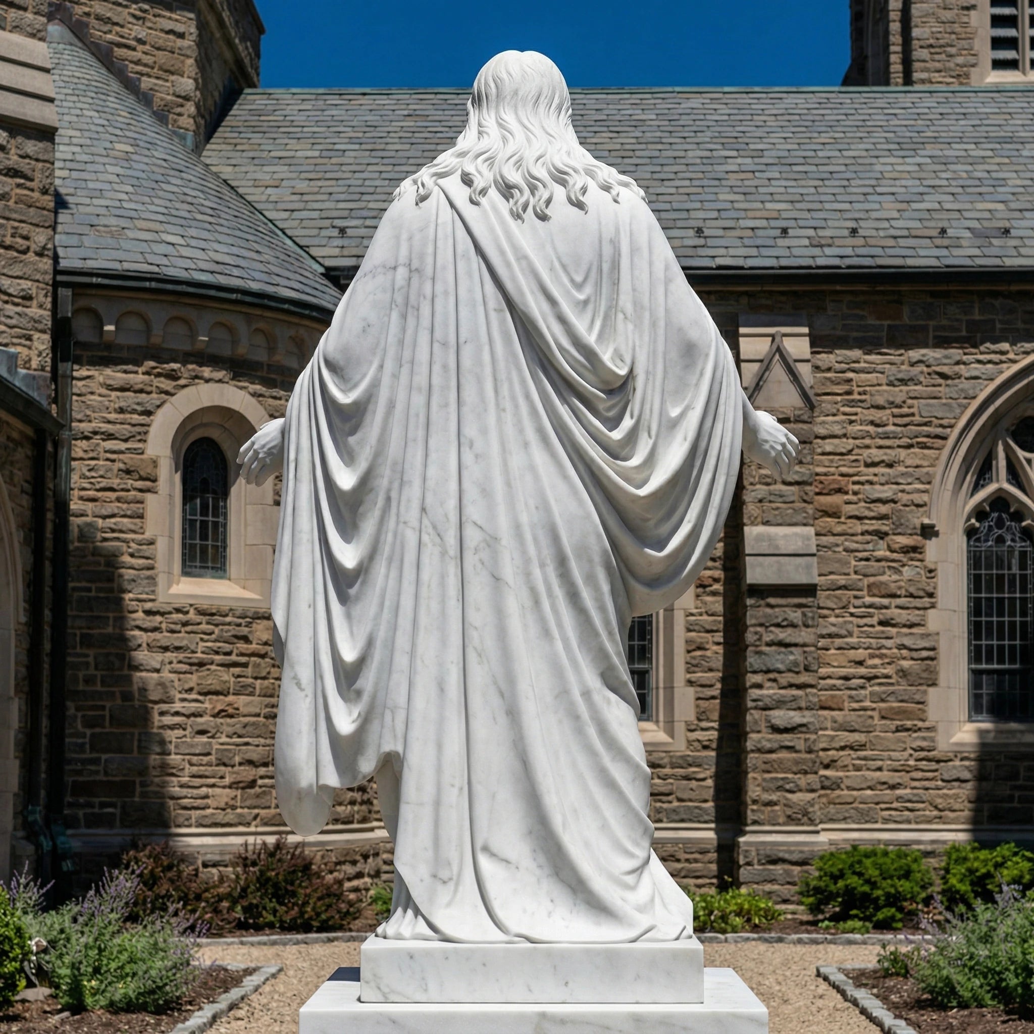 Vela-Natural-Marble-Christ-Sculpture-Courtyard-Pedestal-VSMS-2764-02