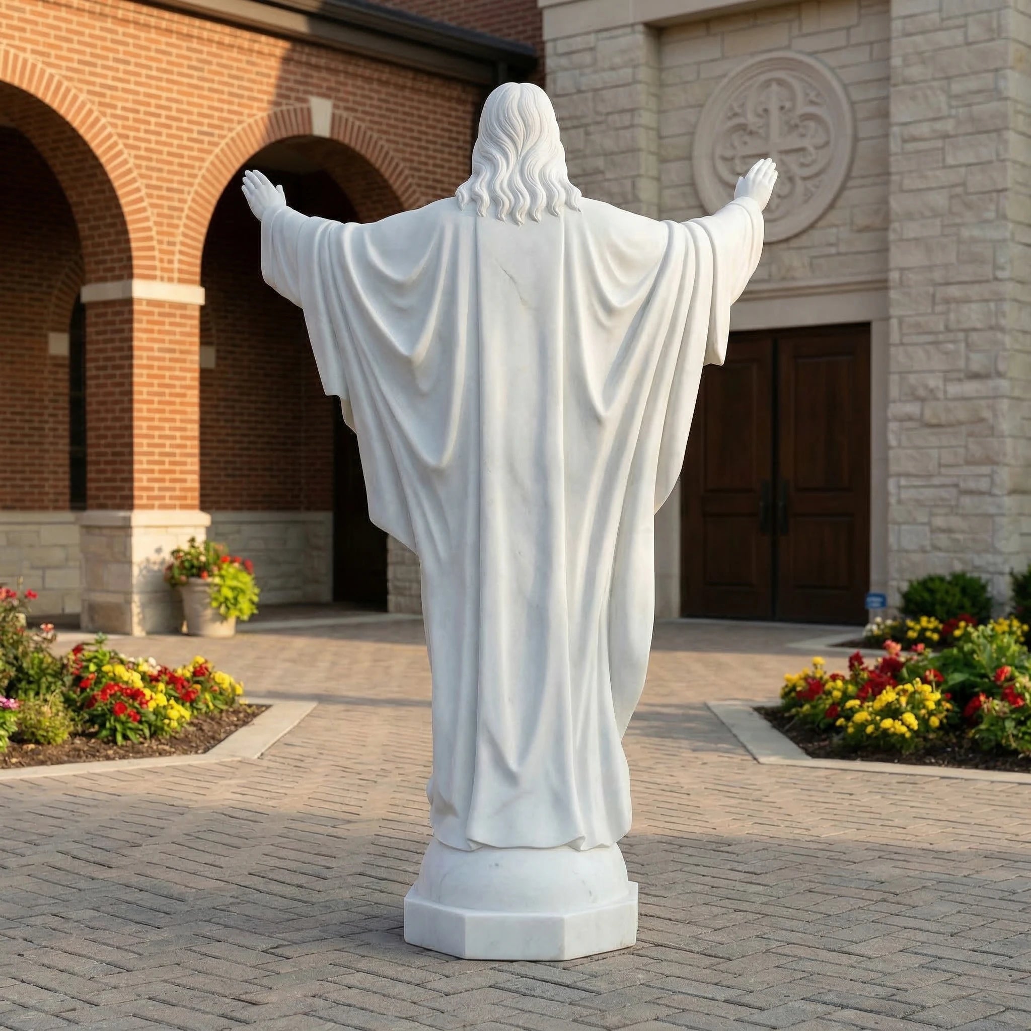 Vela-Natural-Marble-Christ-Sculpture-Serene-Blessing-Stance-VSMS-7391-02