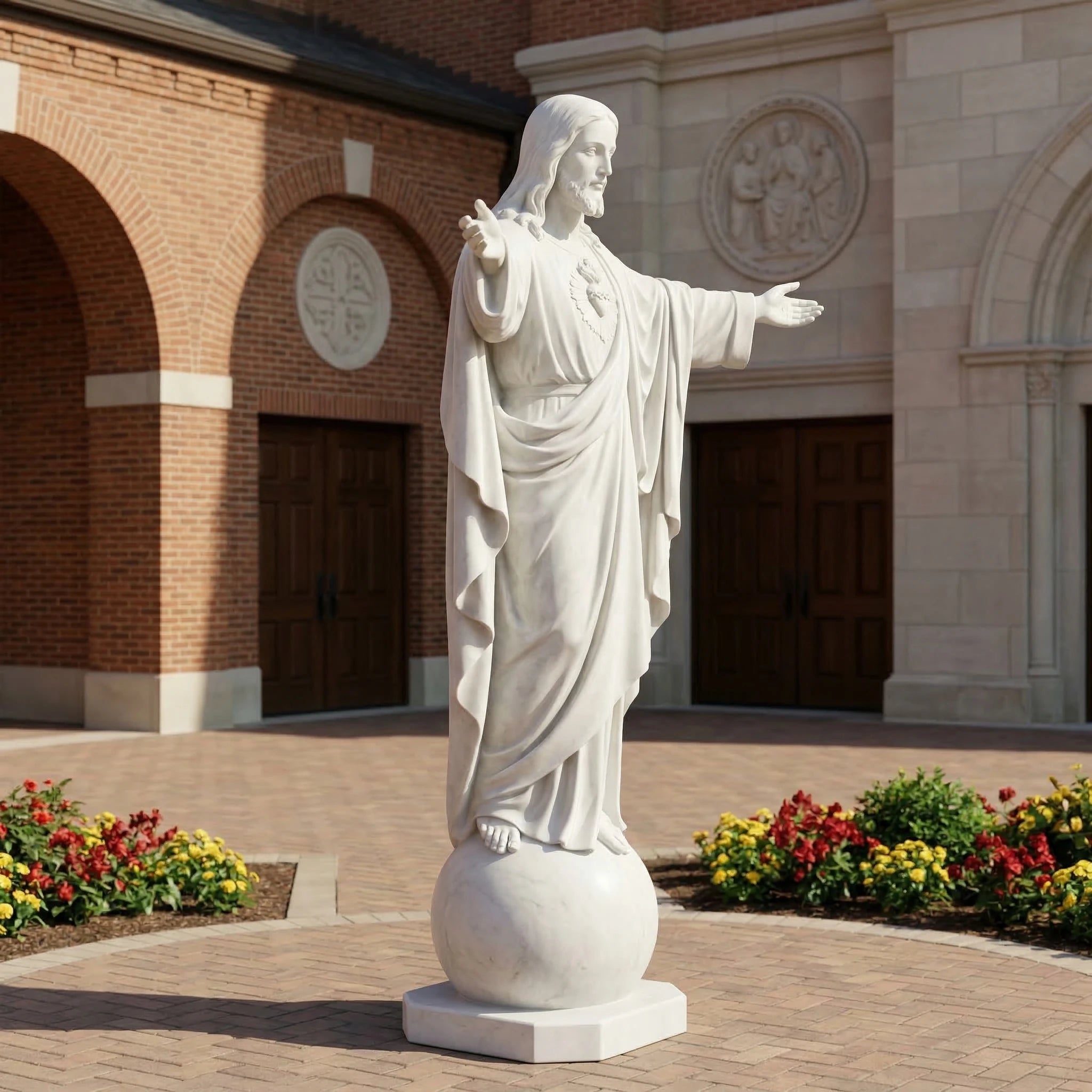 Vela-Natural-Marble-Christ-Sculpture-Serene-Blessing-Stance-VSMS-7391-03