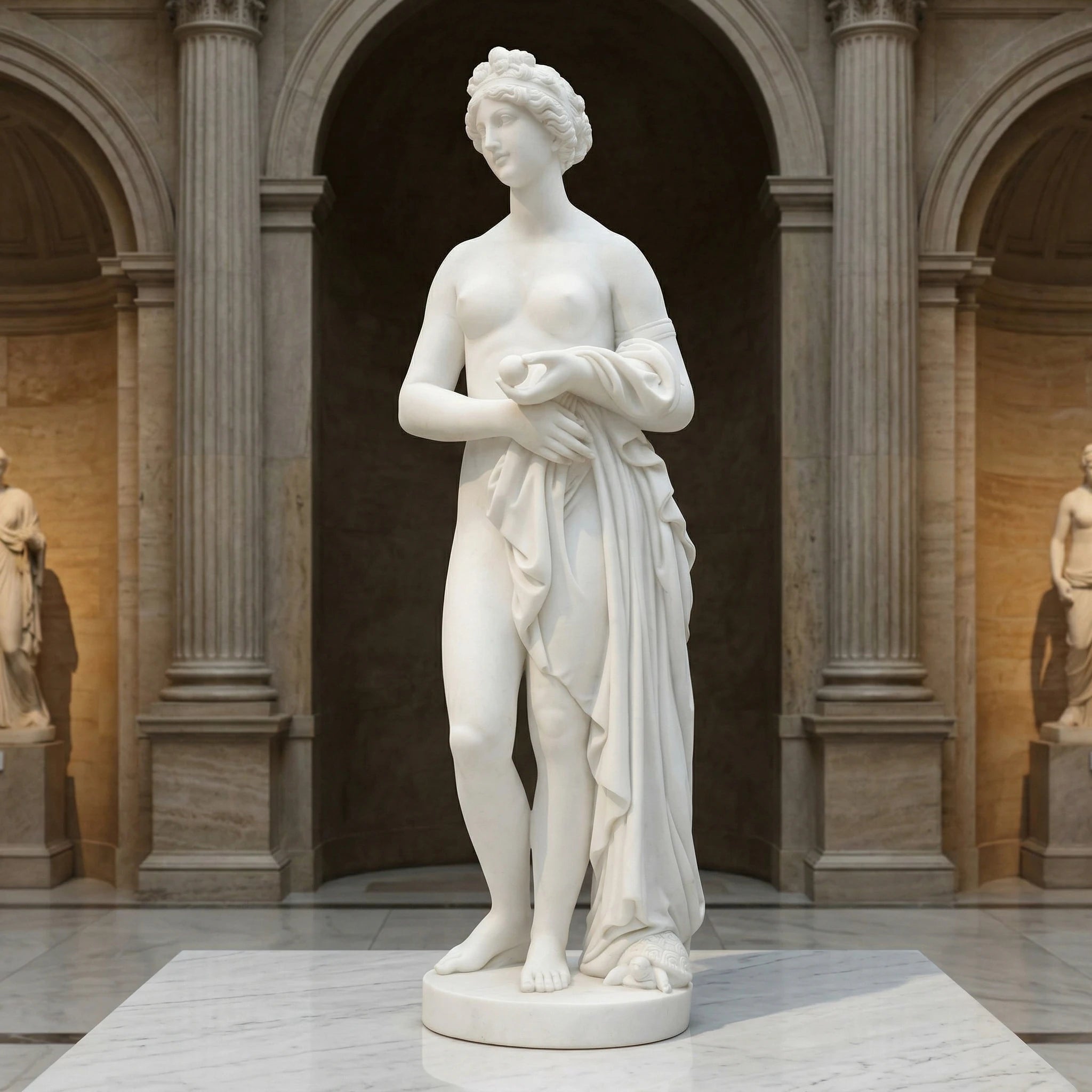 Vela-Natural-Marble-Classical-Female-Figure-Sculpture-Contrapposto-Standing-Form-VSMS-966-01