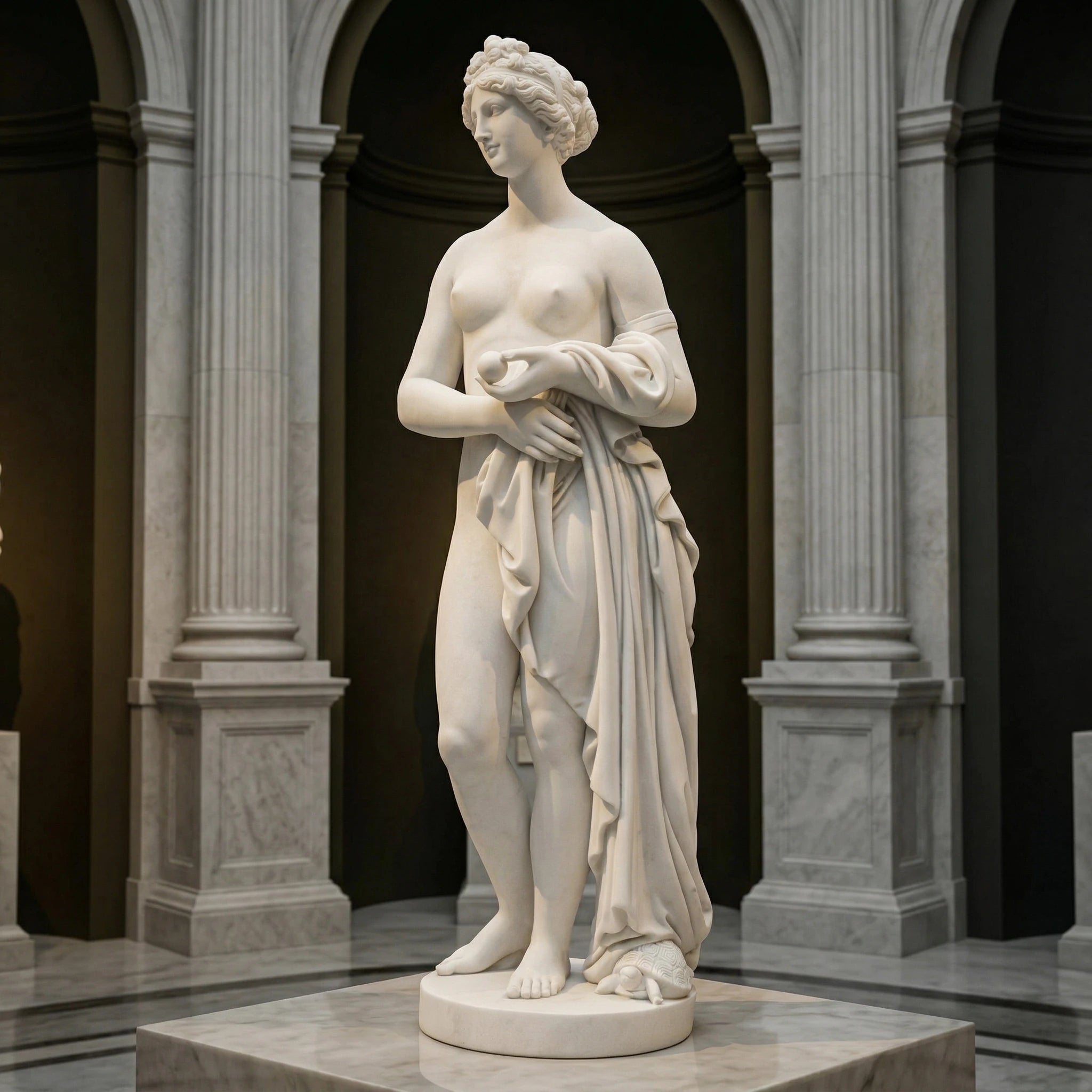 Vela-Natural-Marble-Classical-Female-Figure-Sculpture-Contrapposto-Standing-Form-VSMS-966-05