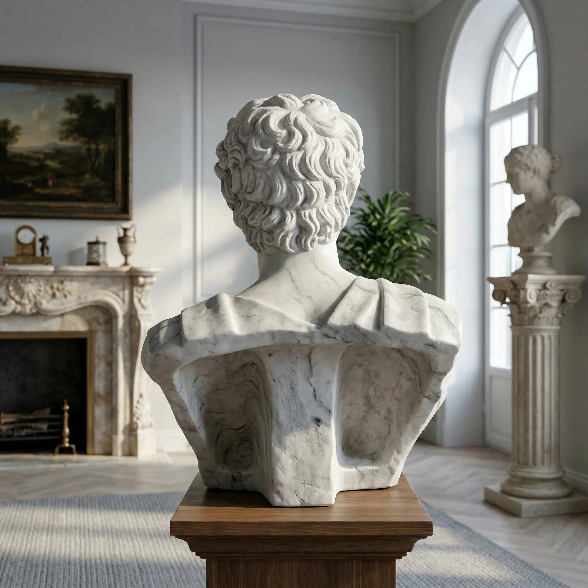Vela-Natural-Marble-Classical-Male-Bust-Sculpture-Ionic-Pedestal-VSMS-4312-02