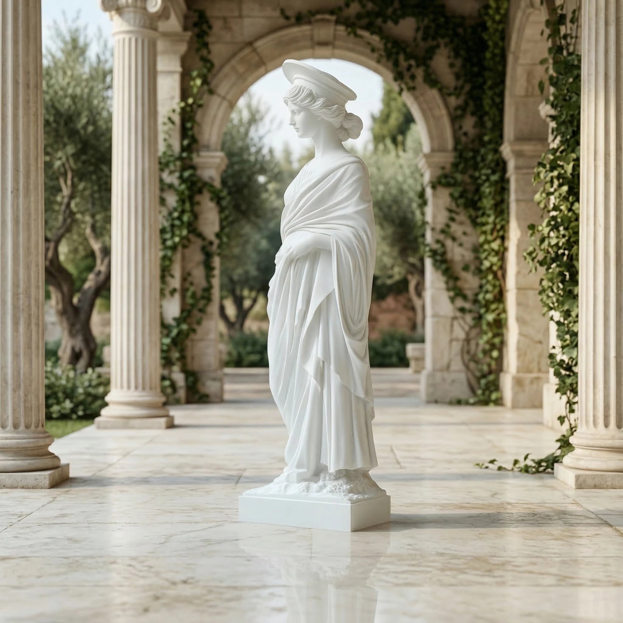 Vela-Natural-Marble-Classical-Woman-Sculpture-Garden-Elegance-VSMS-2736-04