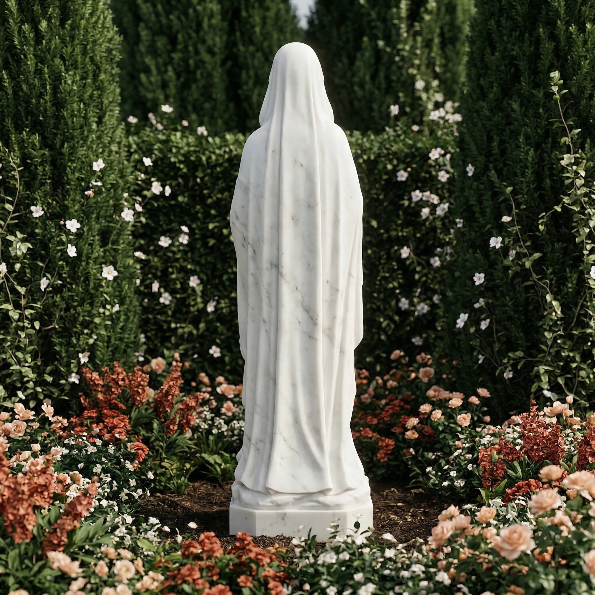 Vela-Natural-Marble-Devotional-Figure-Sculpture-Garden-Pedestal-VSMS-6532-02