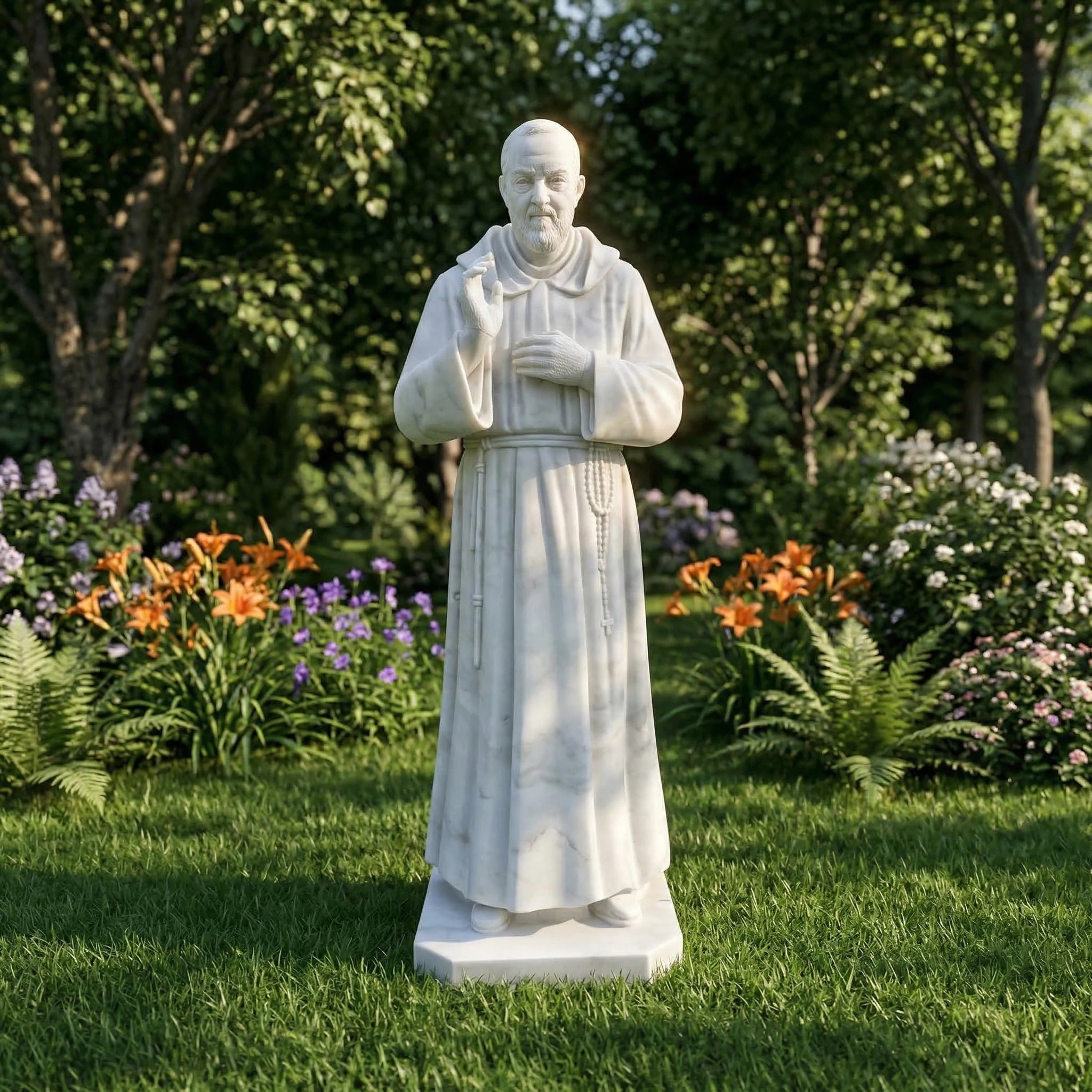 Vela-Natural-Marble-Devotional-Figure-Sculpture-Garden-Sanctuary-VSMS-3742-01