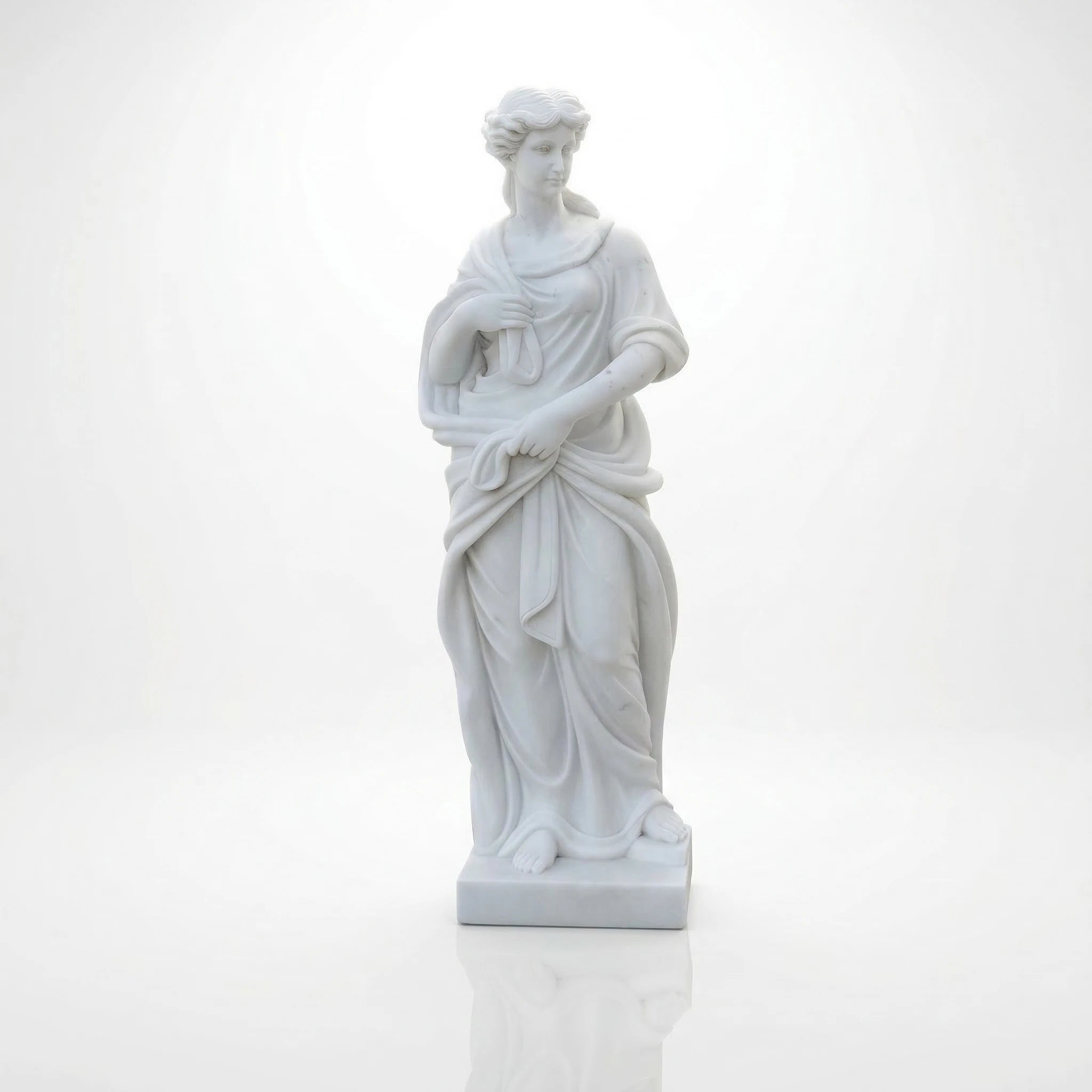 Vela-Natural-Marble-Draped-Female-Figure-Sculpture-Garden-Path-VSMS-3624-05
