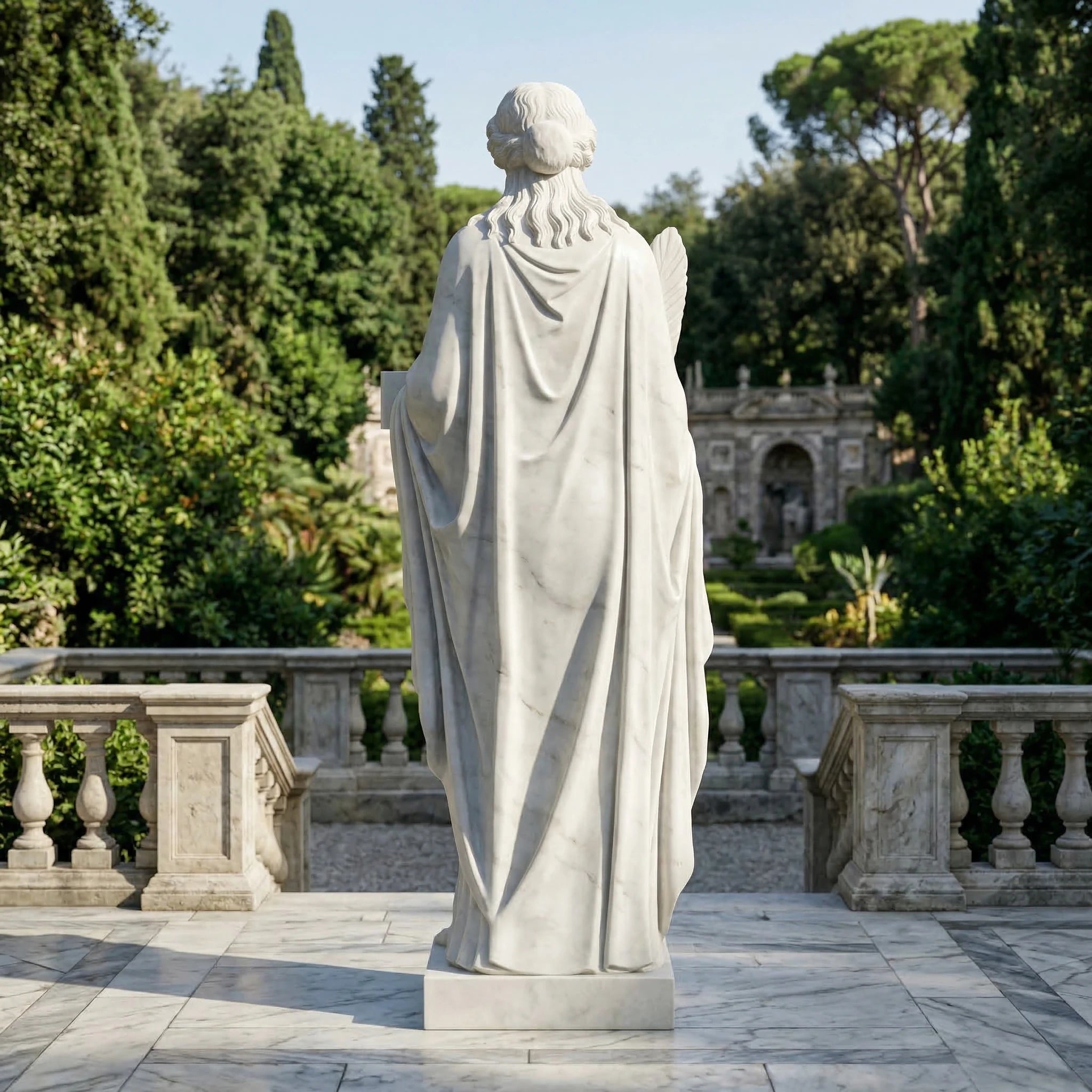 Vela-Natural-Marble-Draped-Female-Figure-Sculpture-Terrace-Statue-VSMS-4821-02