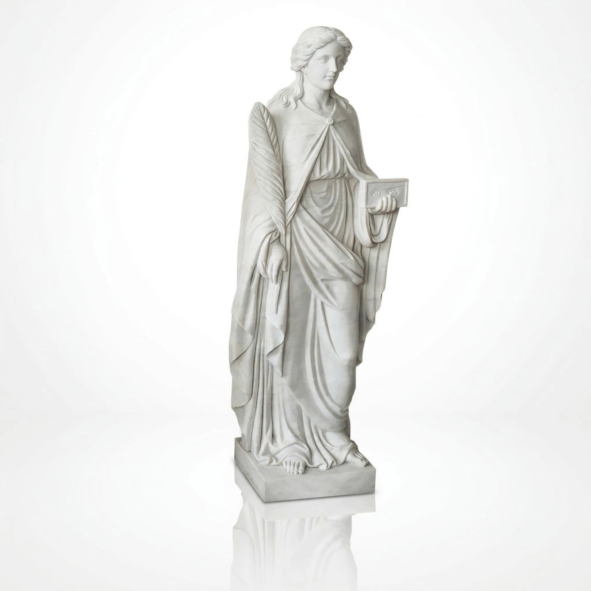 Vela-Natural-Marble-Draped-Female-Figure-Sculpture-Terrace-Statue-VSMS-4821-06
