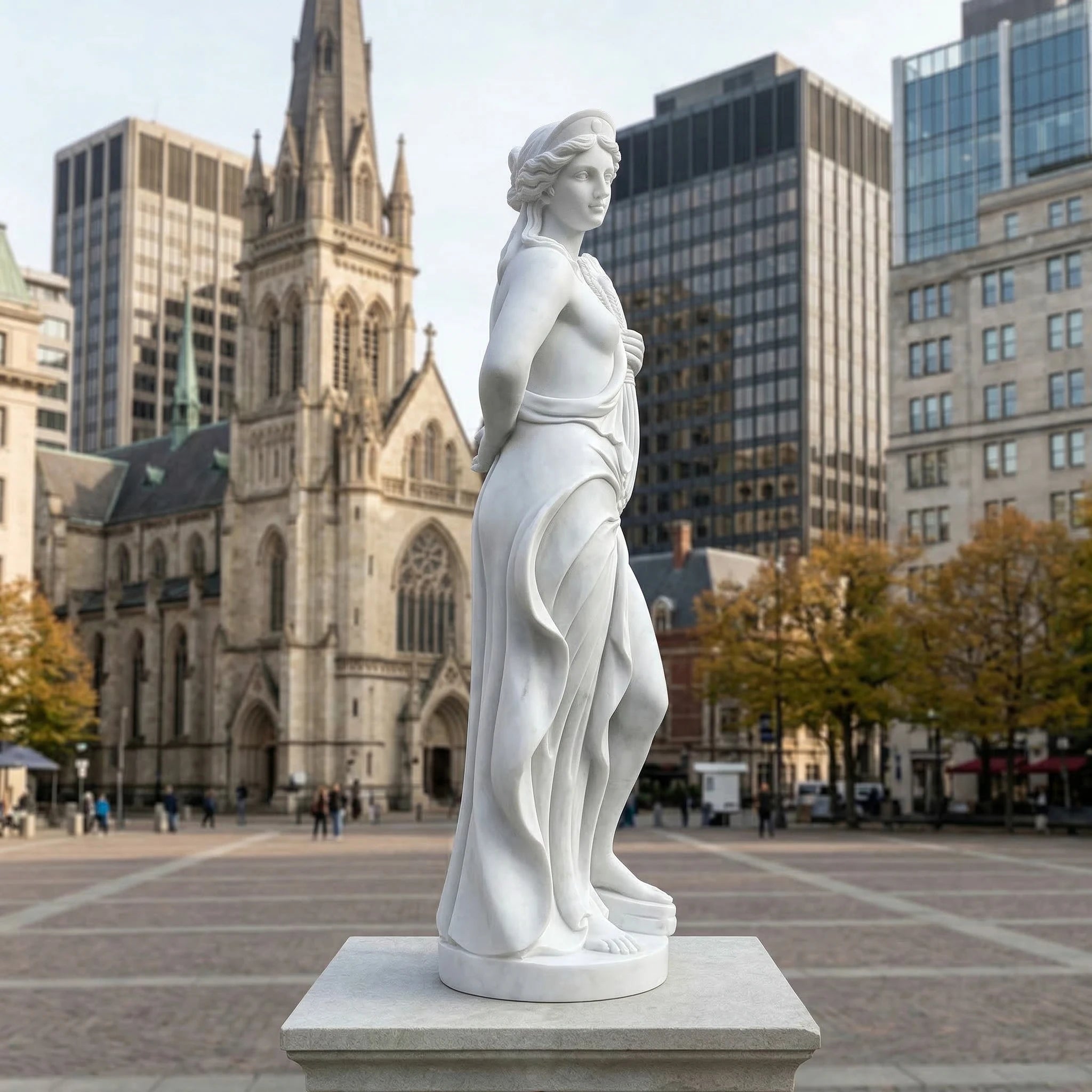 Vela-Natural-Marble-Female-Figure-Sculpture-Contrapposto-Courtyard-VSMS-2873-01