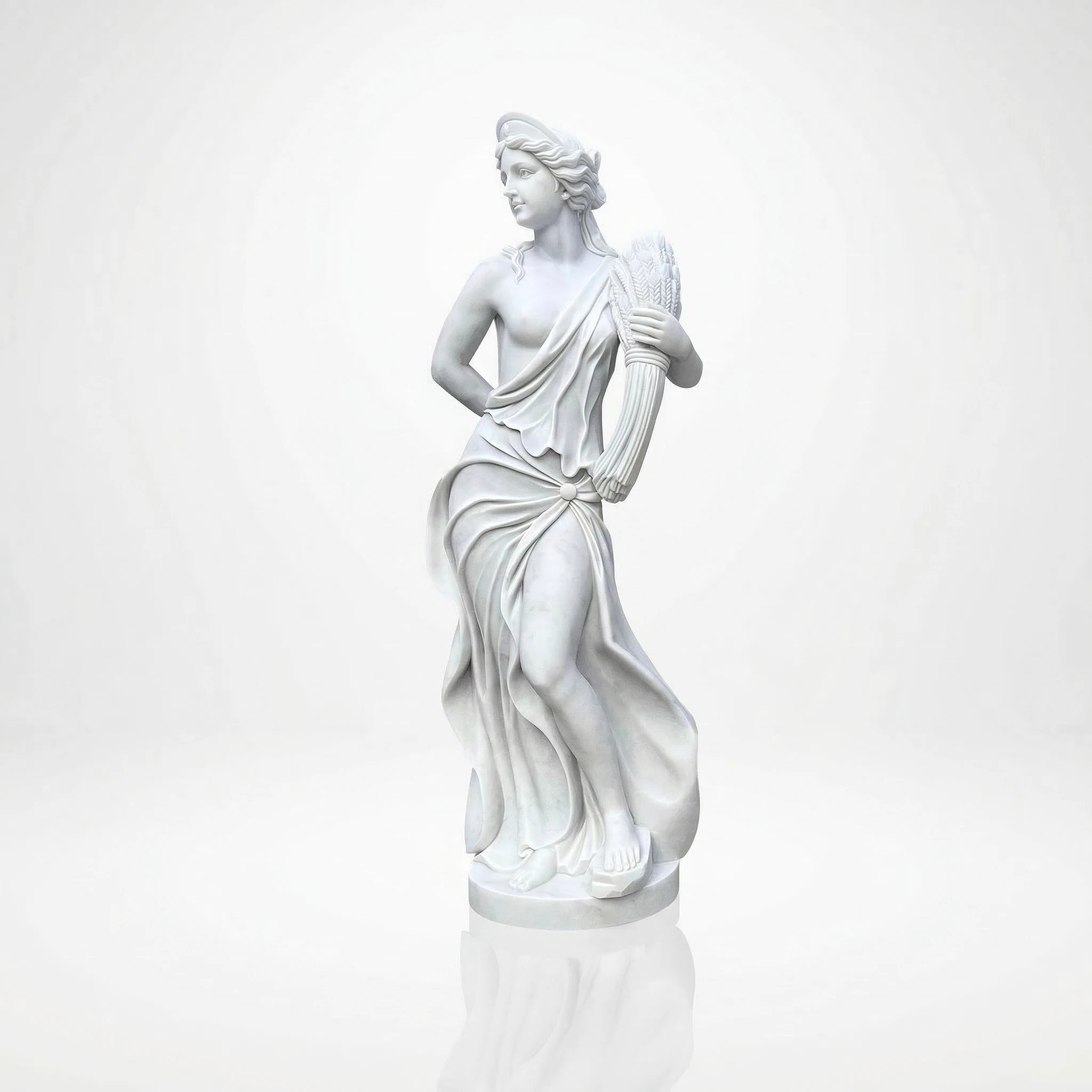 Vela-Natural-Marble-Female-Figure-Sculpture-Contrapposto-Courtyard-VSMS-2873-03