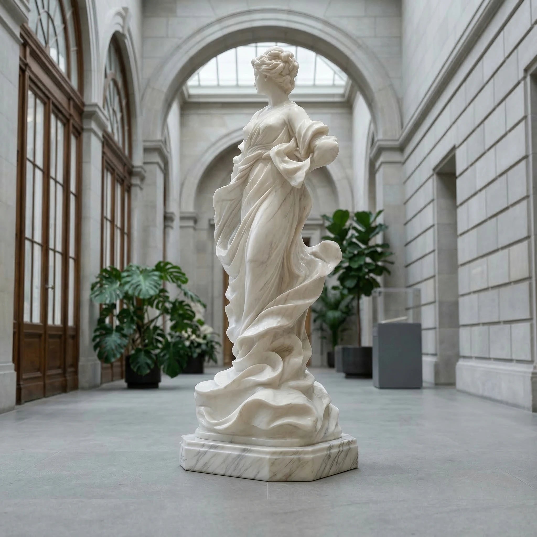 Vela-Natural-Marble-Female-Figure-Sculpture-Floor-Standing-Contrapposto-VSMS-4218-01