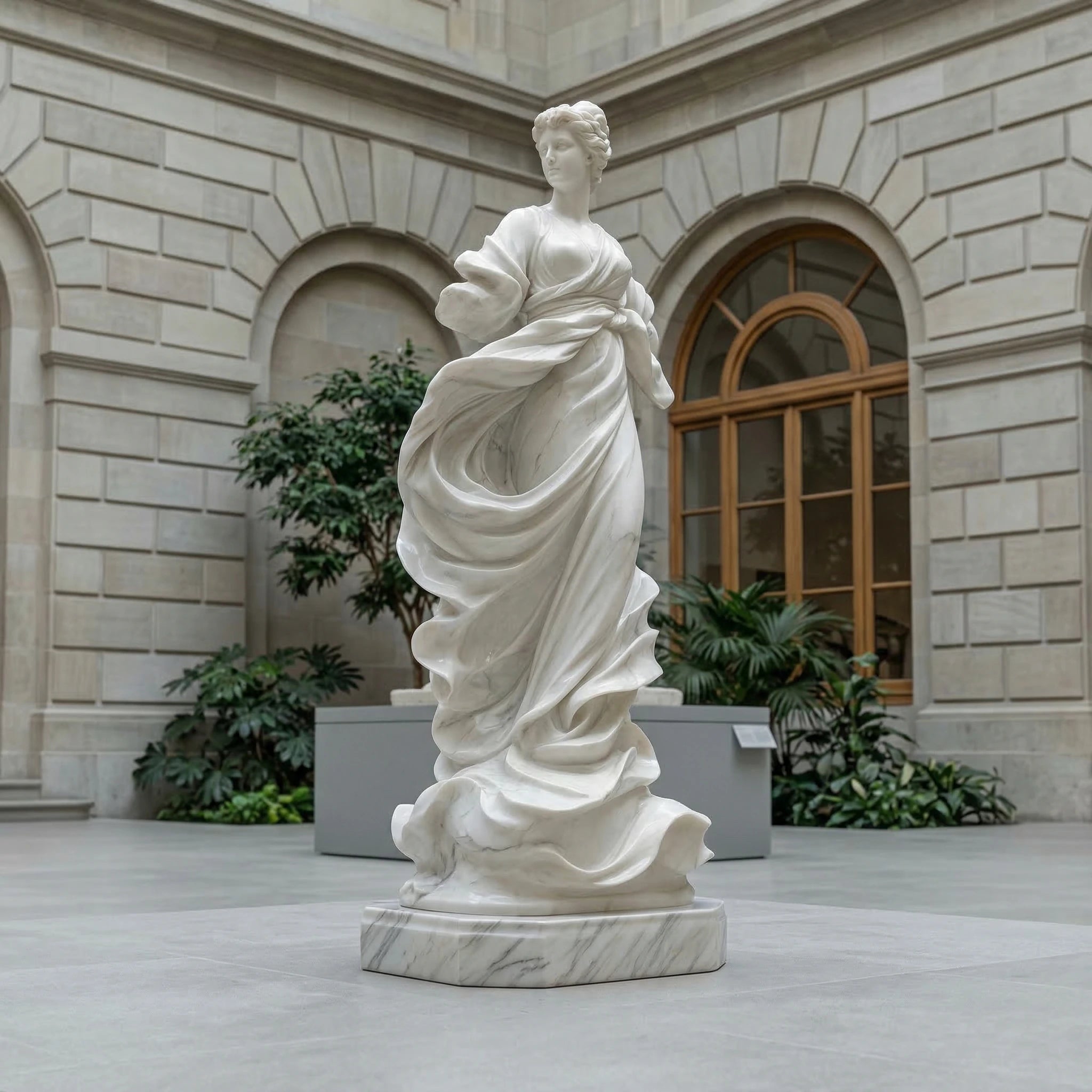 Vela-Natural-Marble-Female-Figure-Sculpture-Floor-Standing-Contrapposto-VSMS-4218-04
