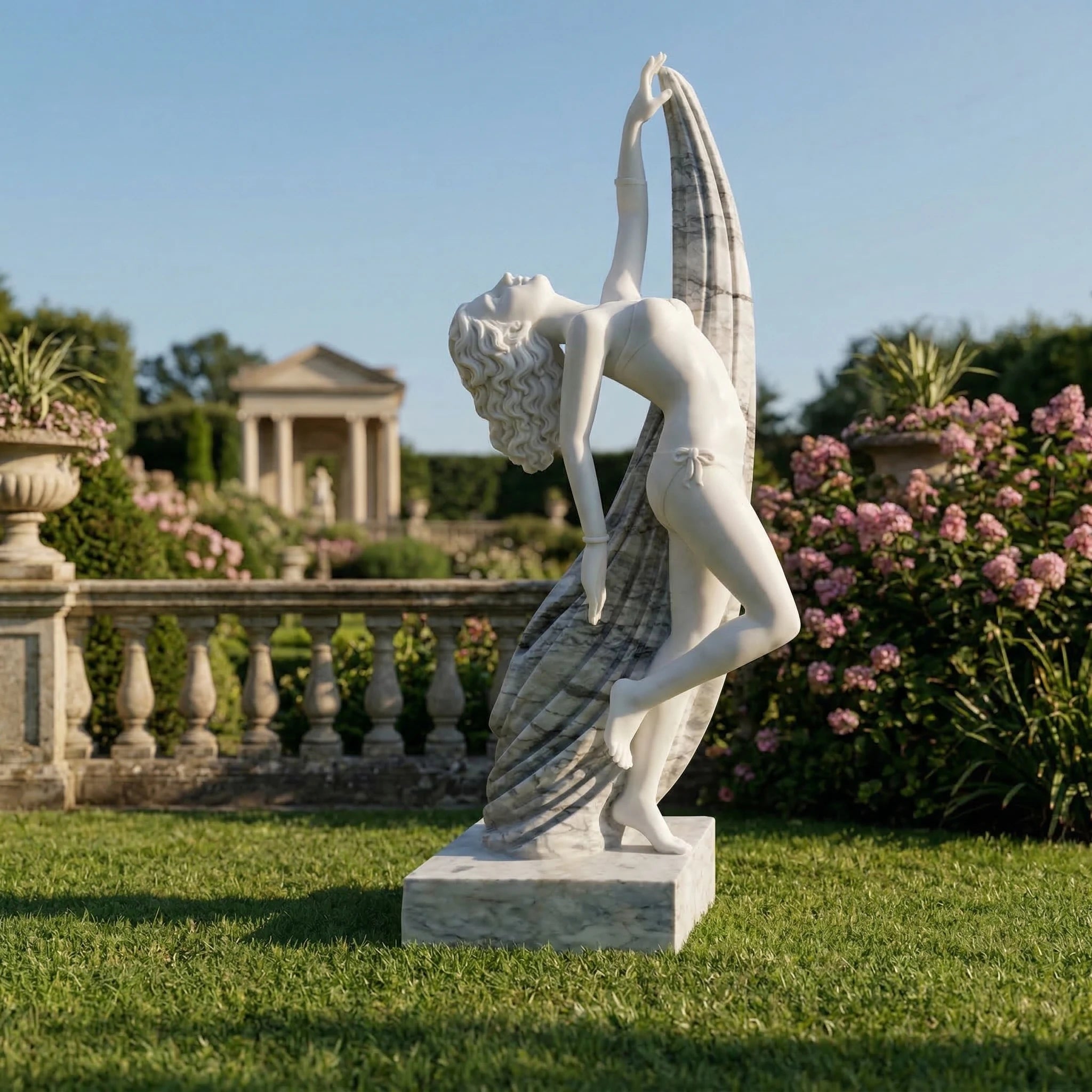 Vela-Natural-Marble-Female-Figure-Sculpture-Garden-Arch-VSMS-472-03