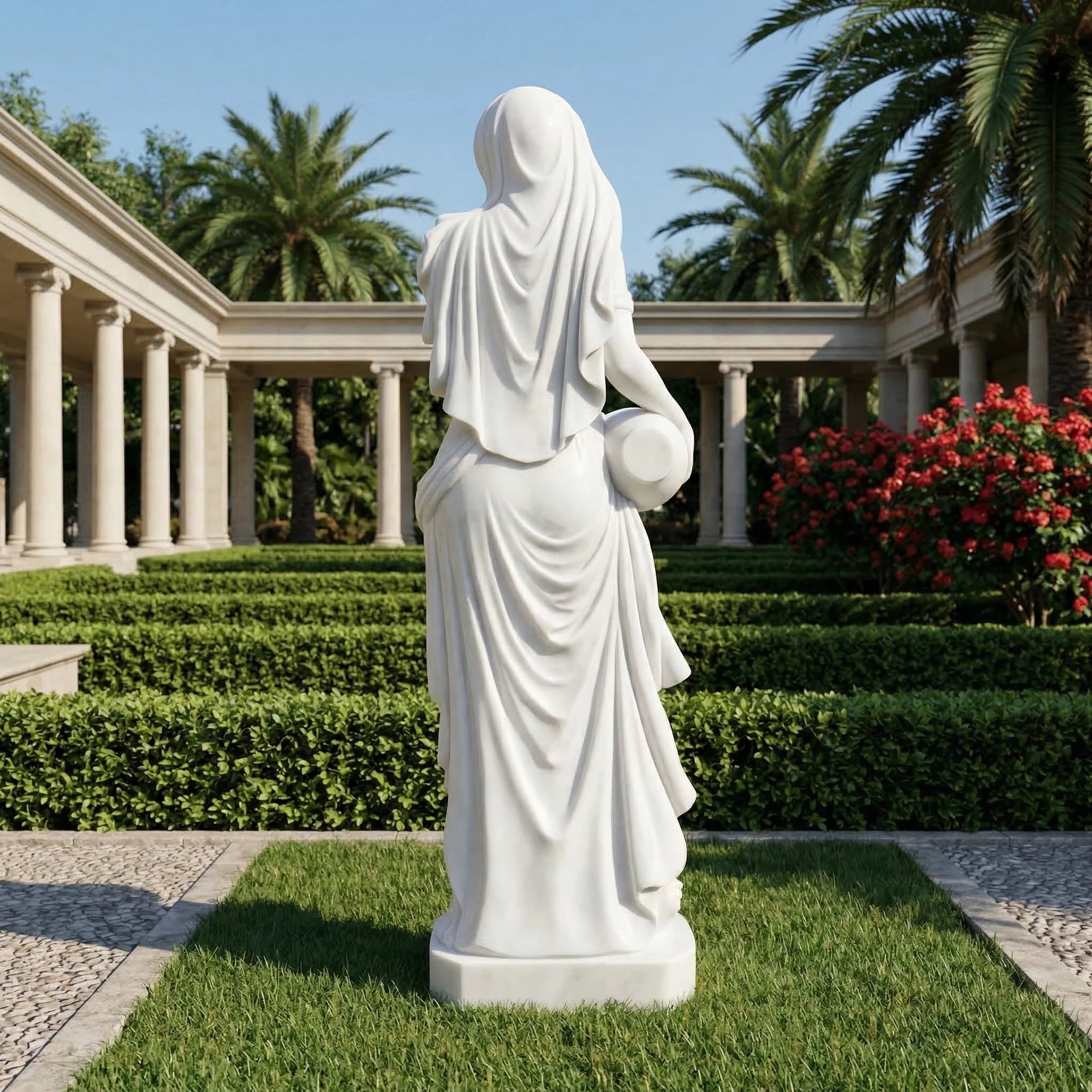 Vela-Natural-Marble-Female-Figure-Sculpture-Garden-Contrapposto-VSMS-3184-02