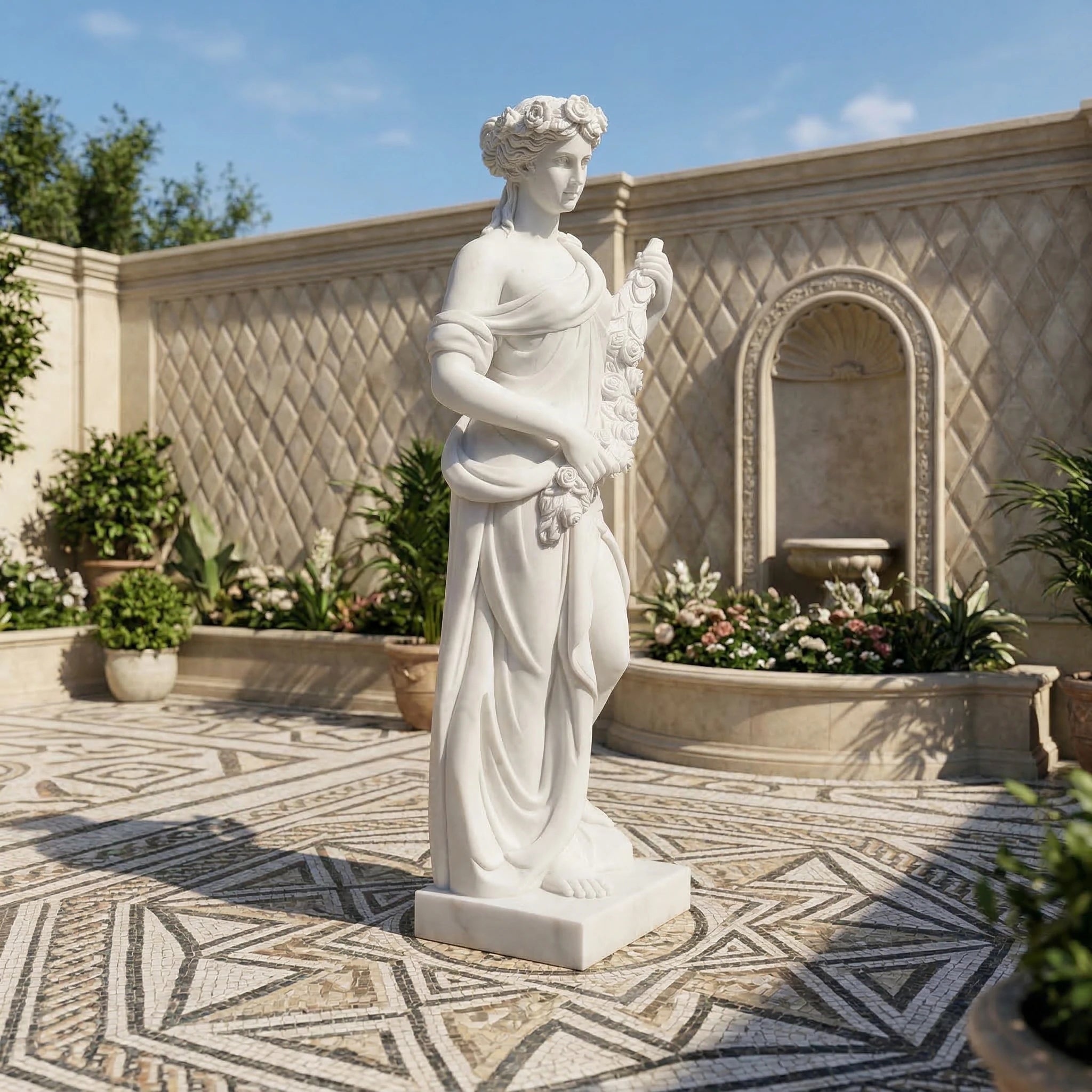 Vela-Natural-Marble-Female-Figure-Sculpture-Garden-Statue-VSMS-6158-03