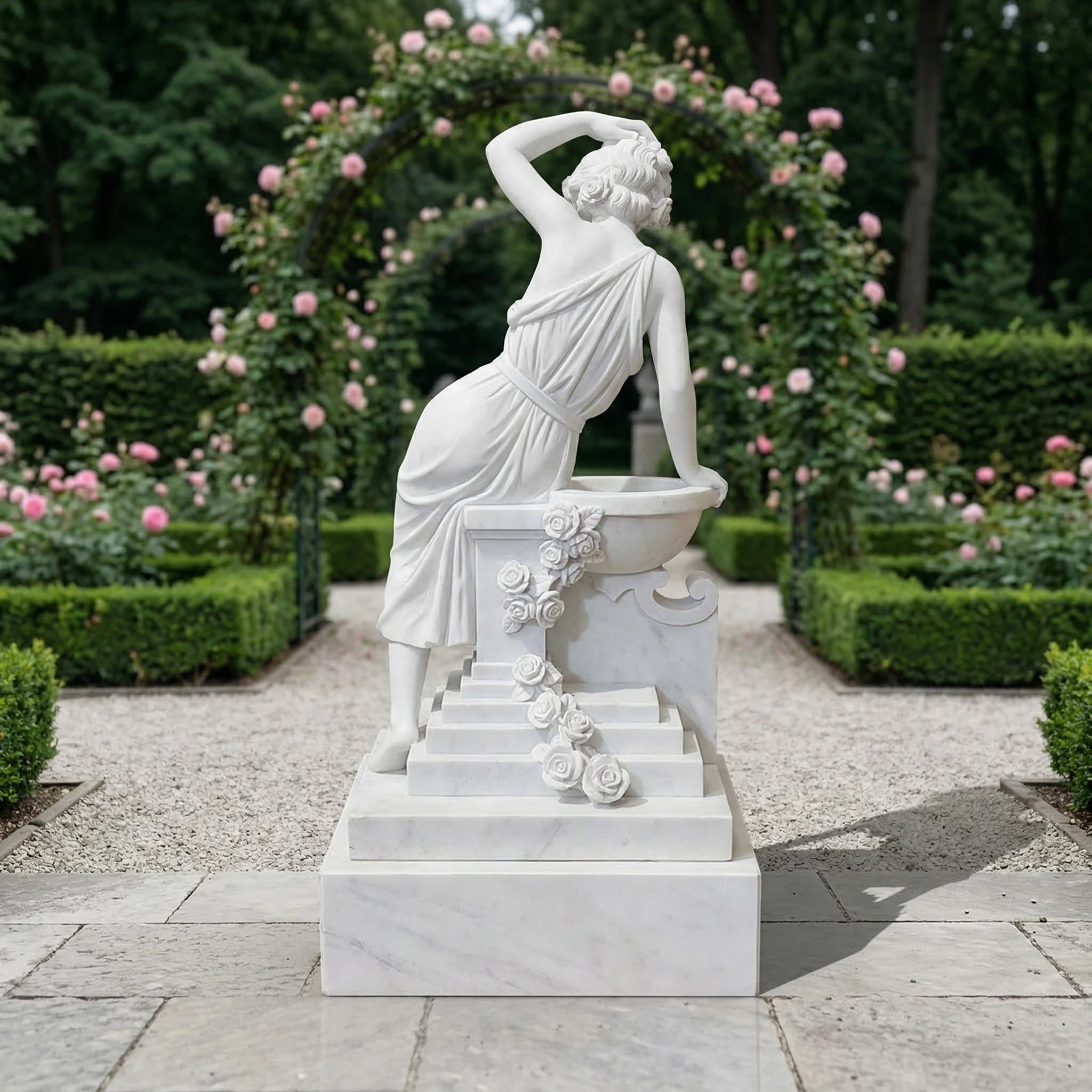 Vela-Natural-Marble-Female-Figure-Sculpture-with-Floral-Urn-VSMS-2758-02