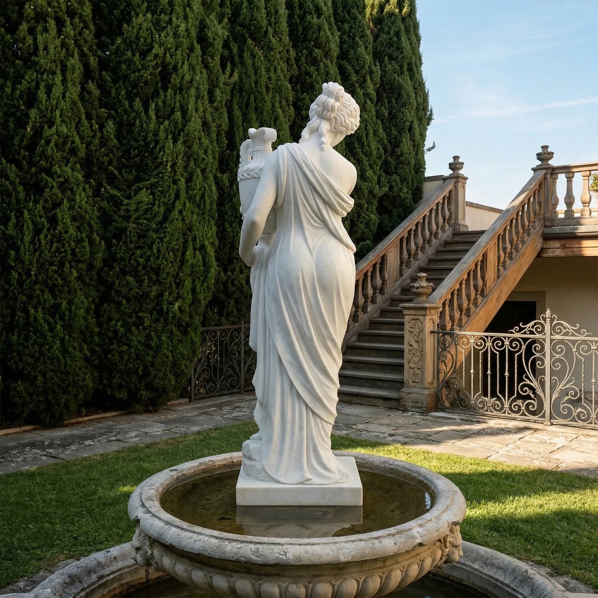Vela-Natural-Marble-Female-Figure-with-Urn-Sculpture-Garden-Court-VSMS-2851-02